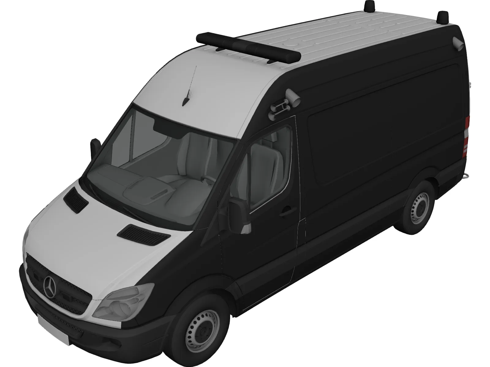 Mercedes-Benz Sprinter Ambulance 3D Model