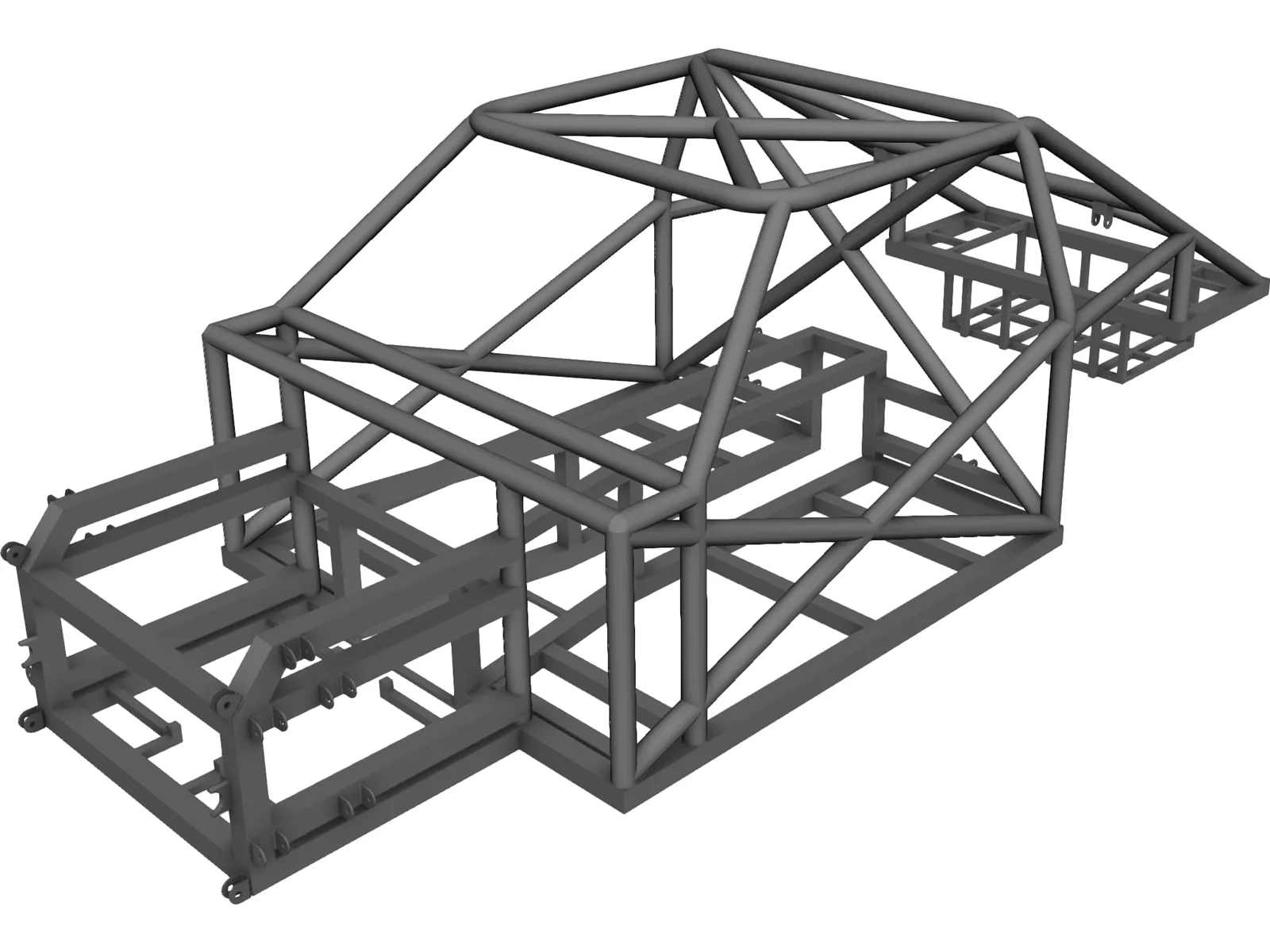 Spaceframe Chassis 3D Model