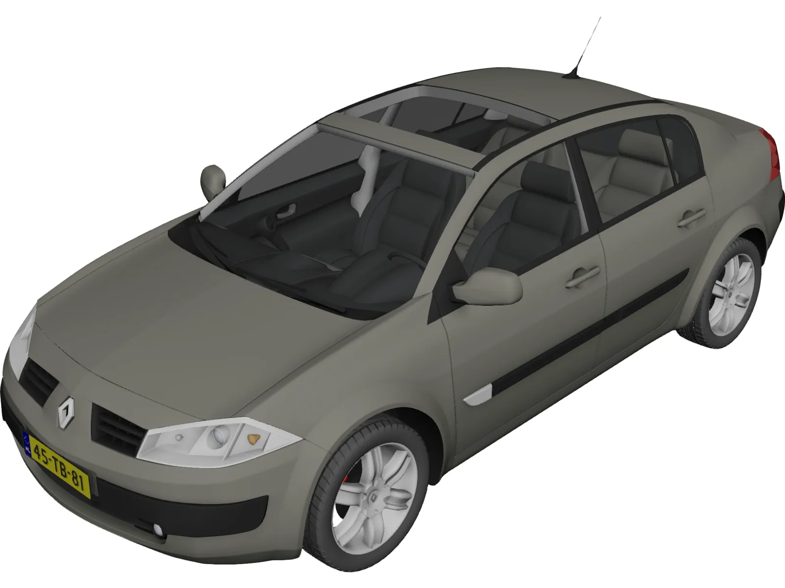 Vehicles Renault Mégane II RS - - 3D Warehouse