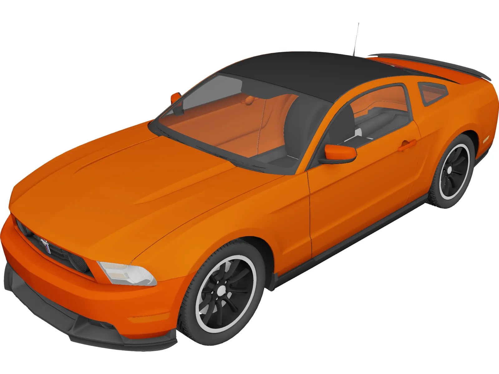 Ford Mustang BOSS (2012) 3D Model