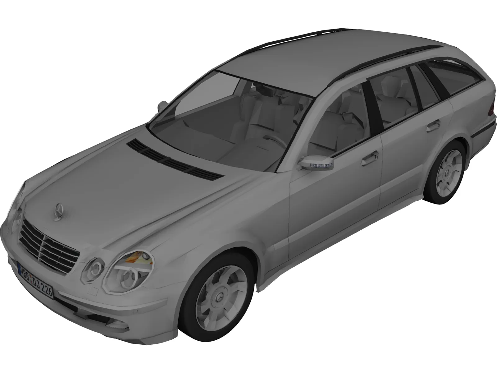 Mercedes-Benz E400 Wagon 3D Model