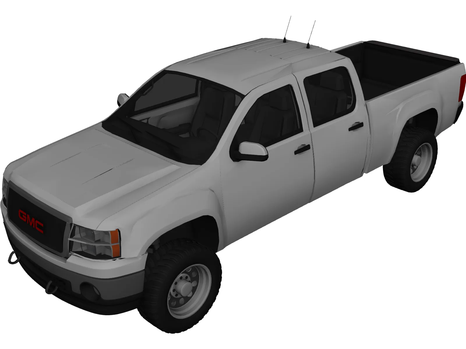 GMC Sierra (2010) 3D Model