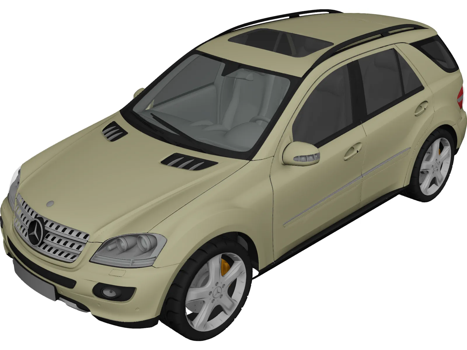 Mercedes-Benz ML 350 3D Model