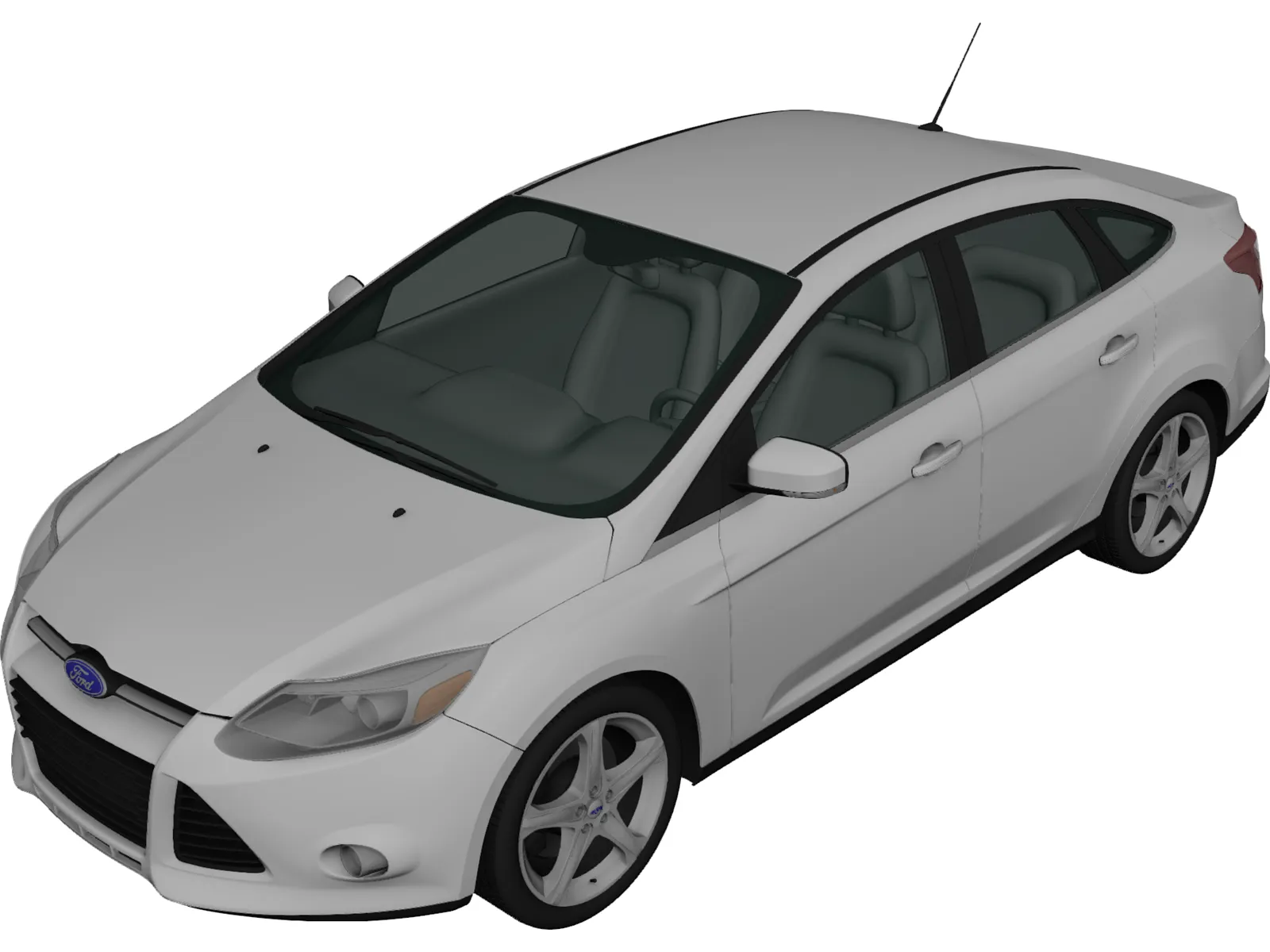 Ford Focus Sedan (2011) 3D Model
