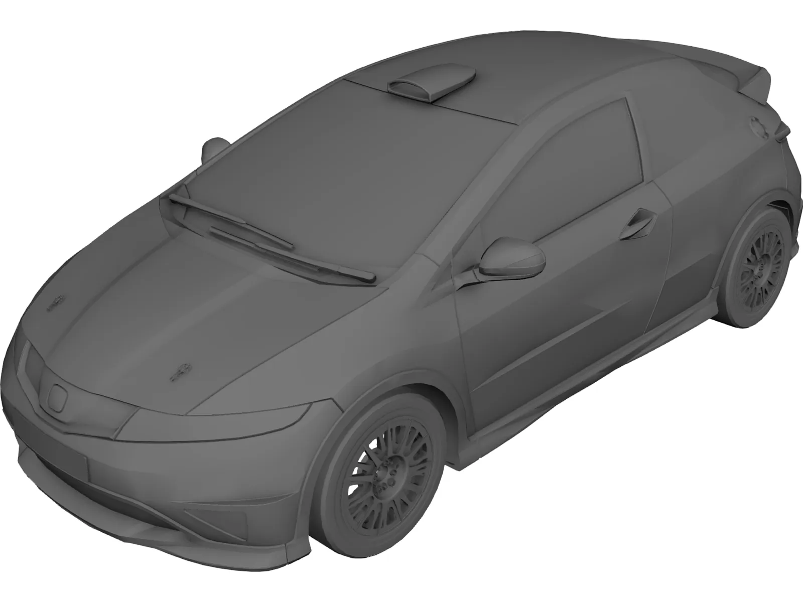 Honda Civic 3-door 3D Model