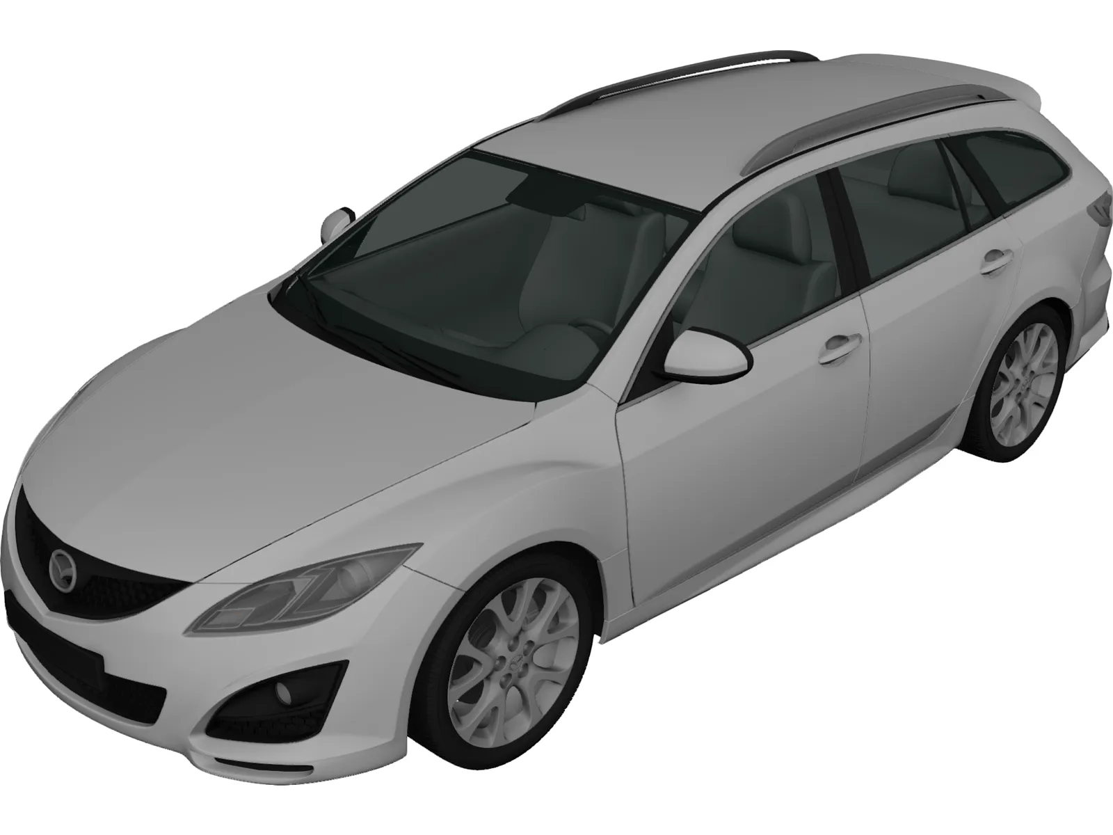 Mazda 6 Wagon (2011) 3D Model