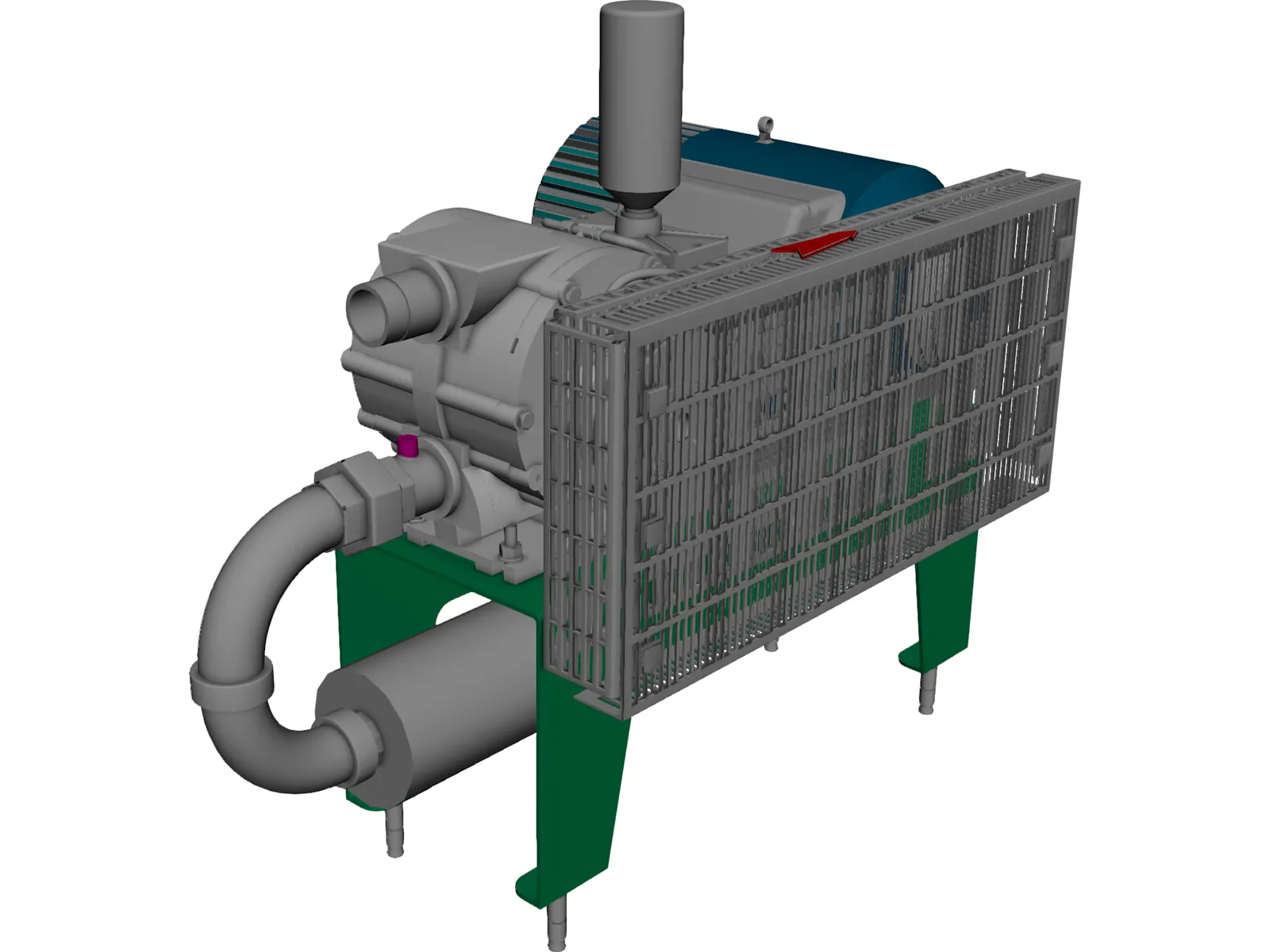 Vacuum Pump 3D Model