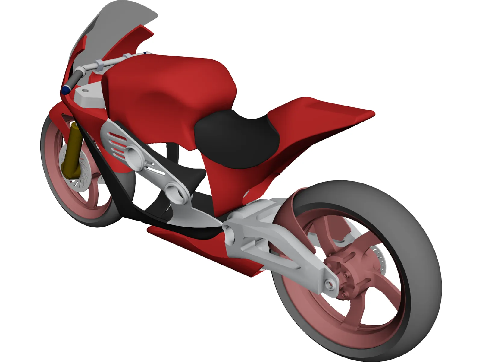 Motorcycle Concept 3D Model