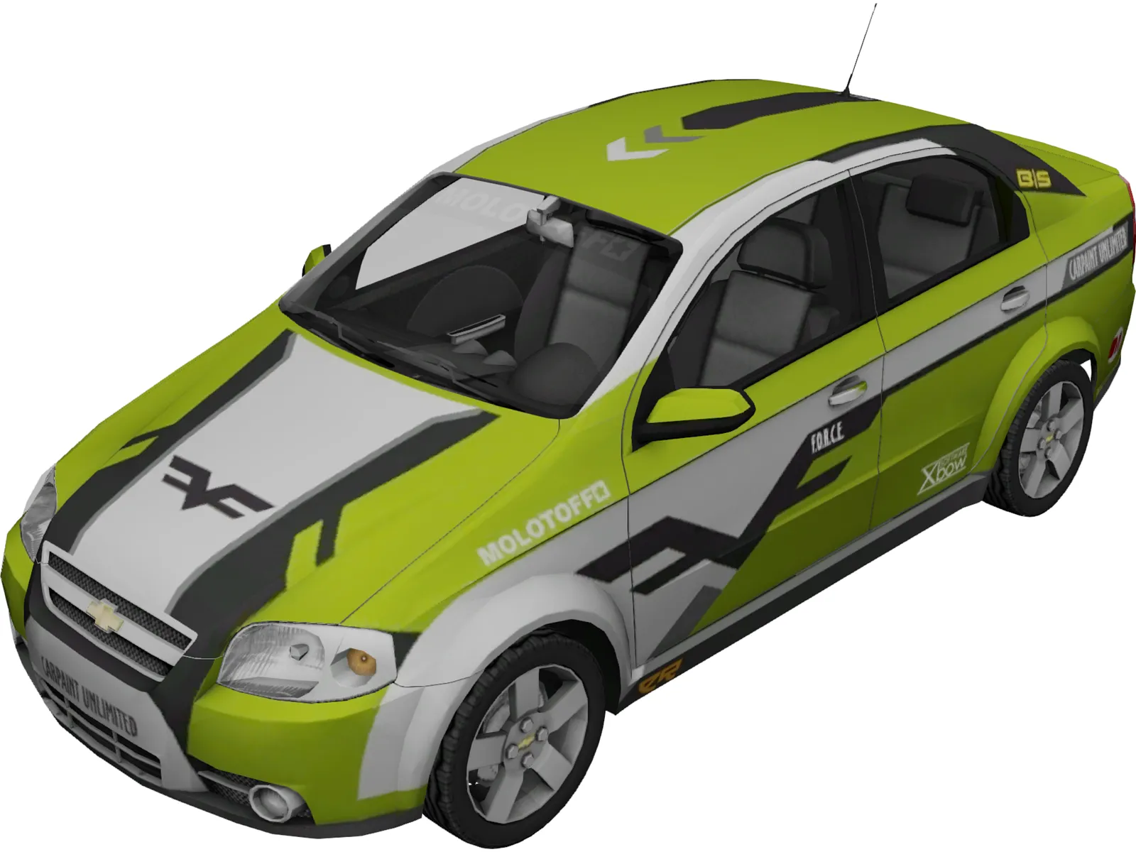 Chevrolet Aveo (2010) 3D Model