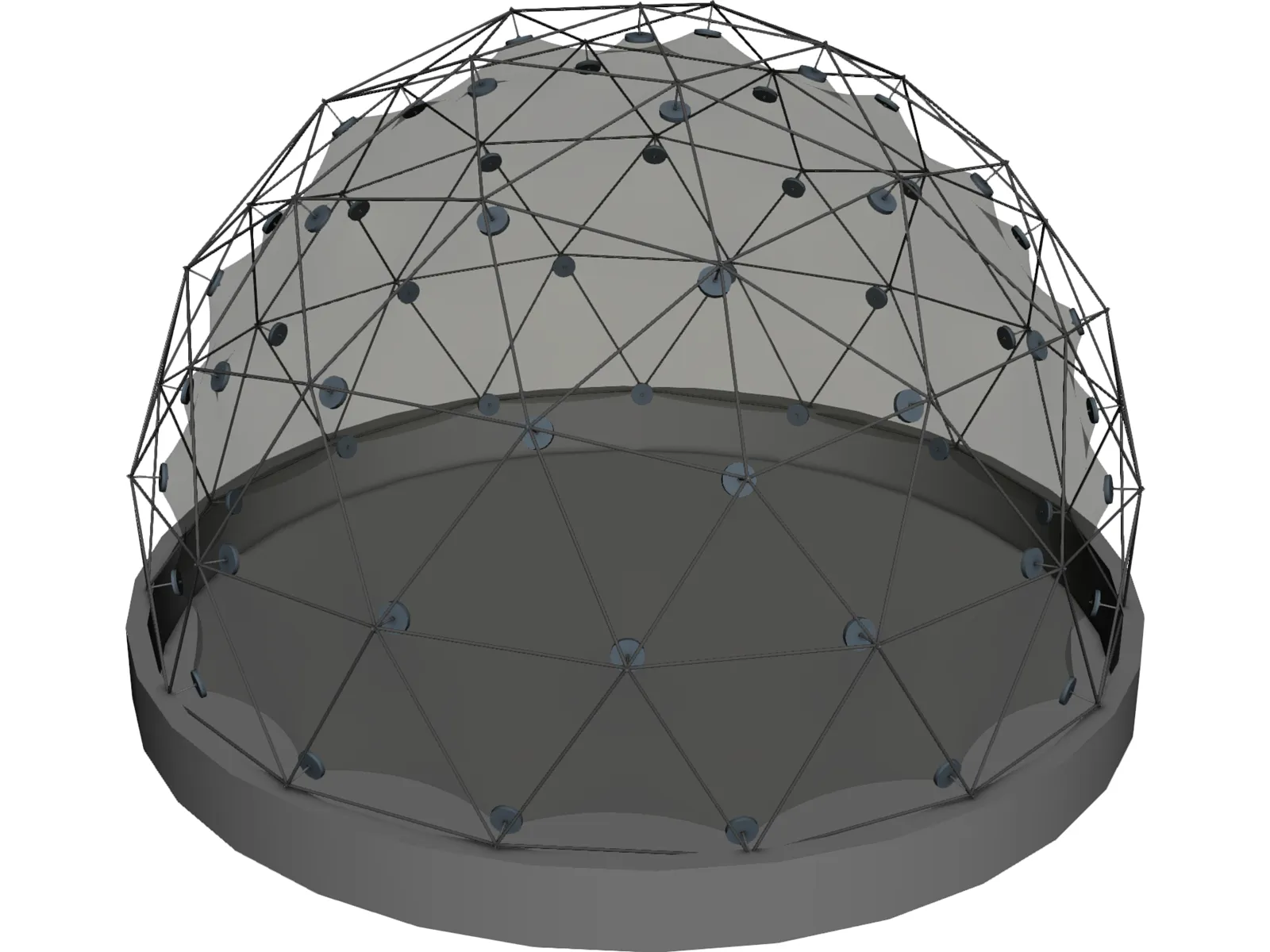 Geodatic Dome 3D Model