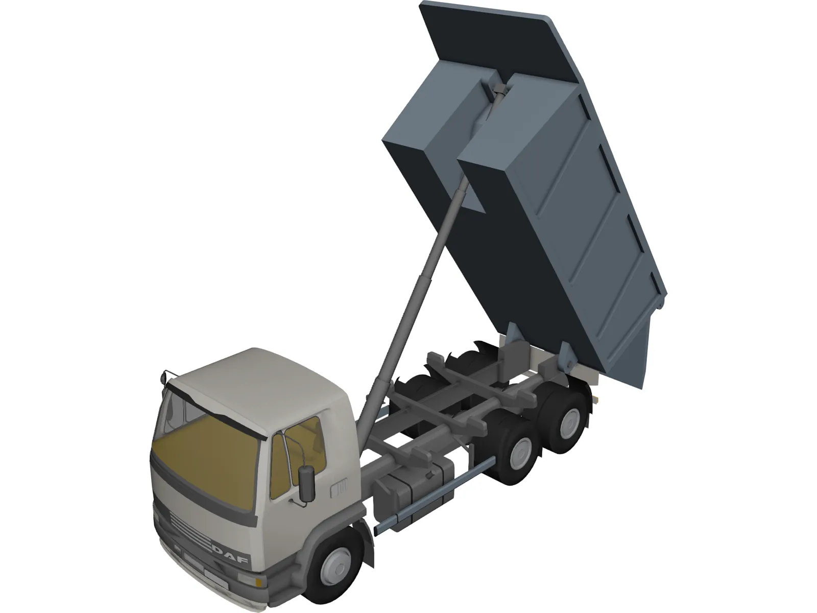 DAF Tipper Truck 3D Model