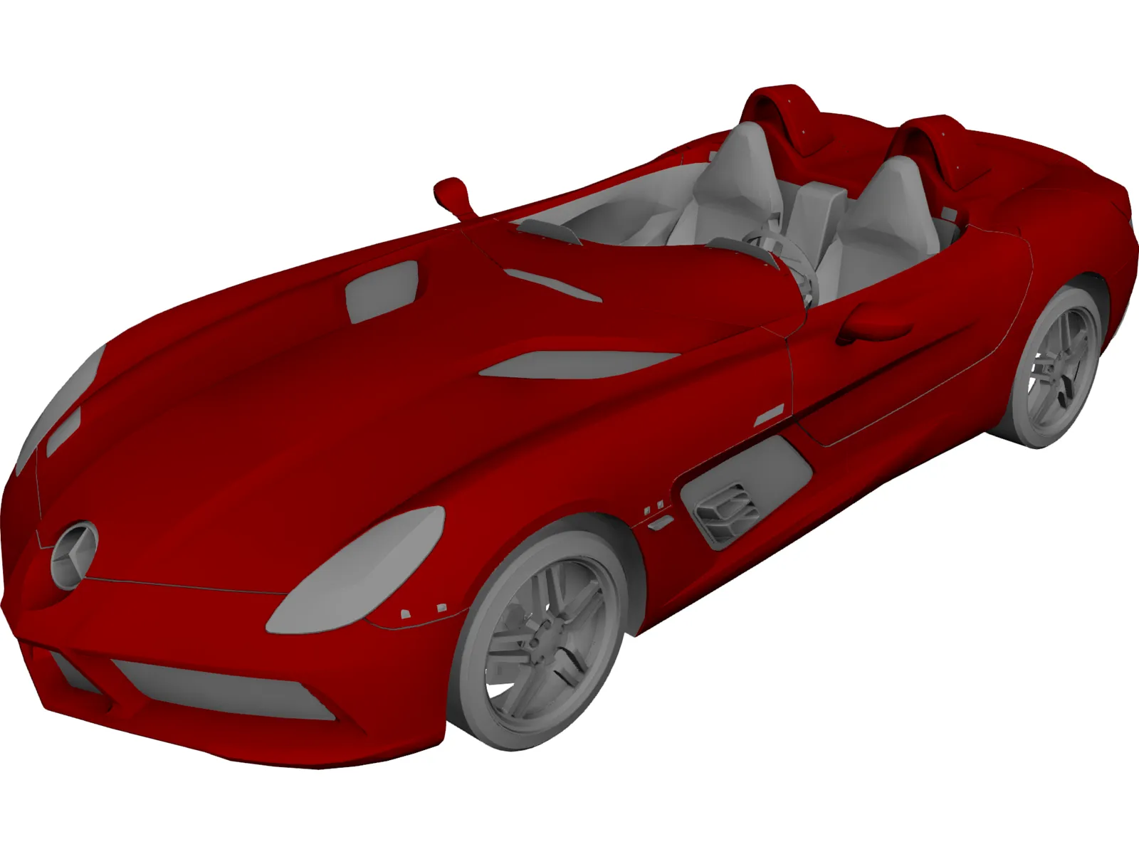 Mercedes-Benz SLR Stirling Moss 3D Model