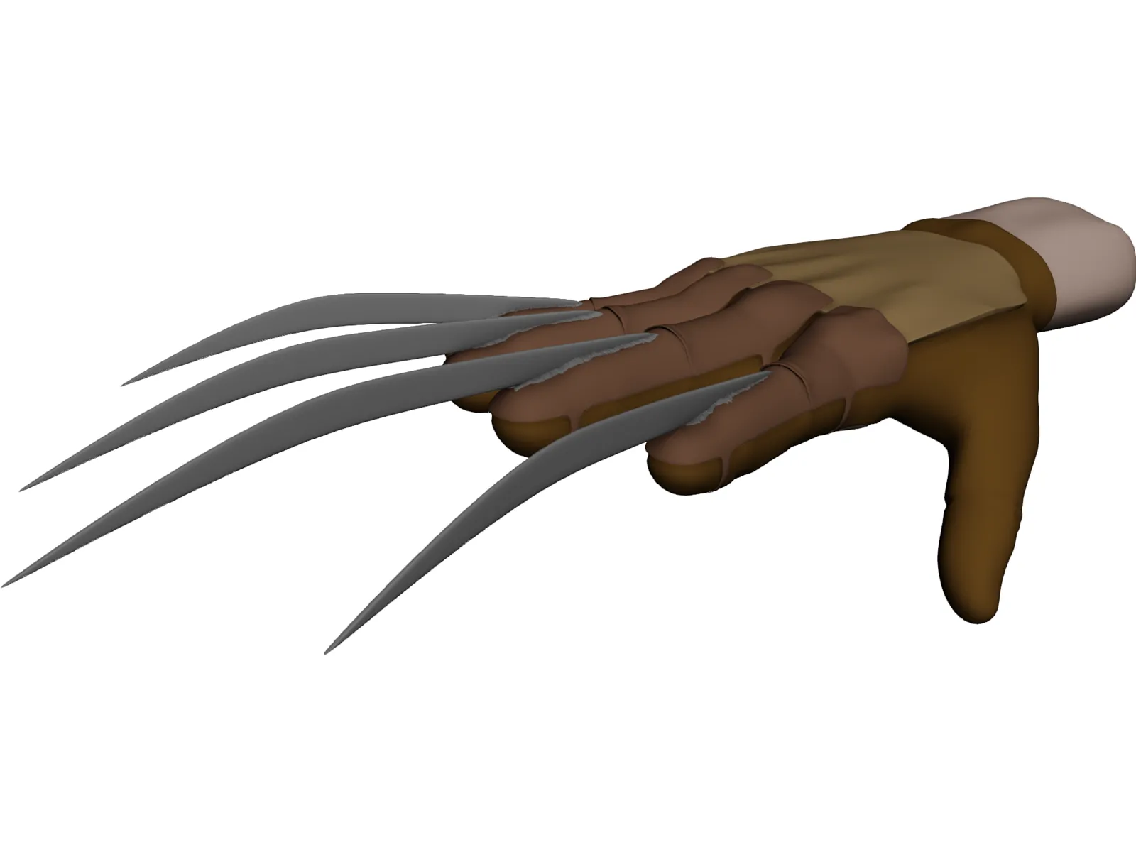 Freddy Krueger Hand 3D Model