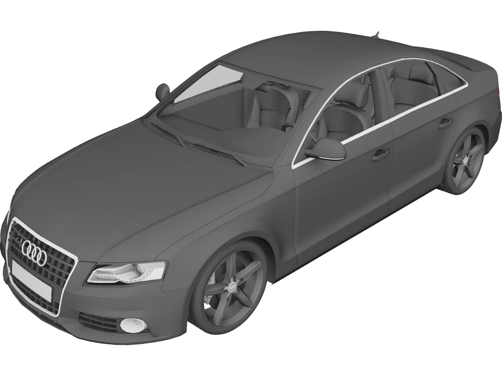 Audi A4 (2011) 3D Model