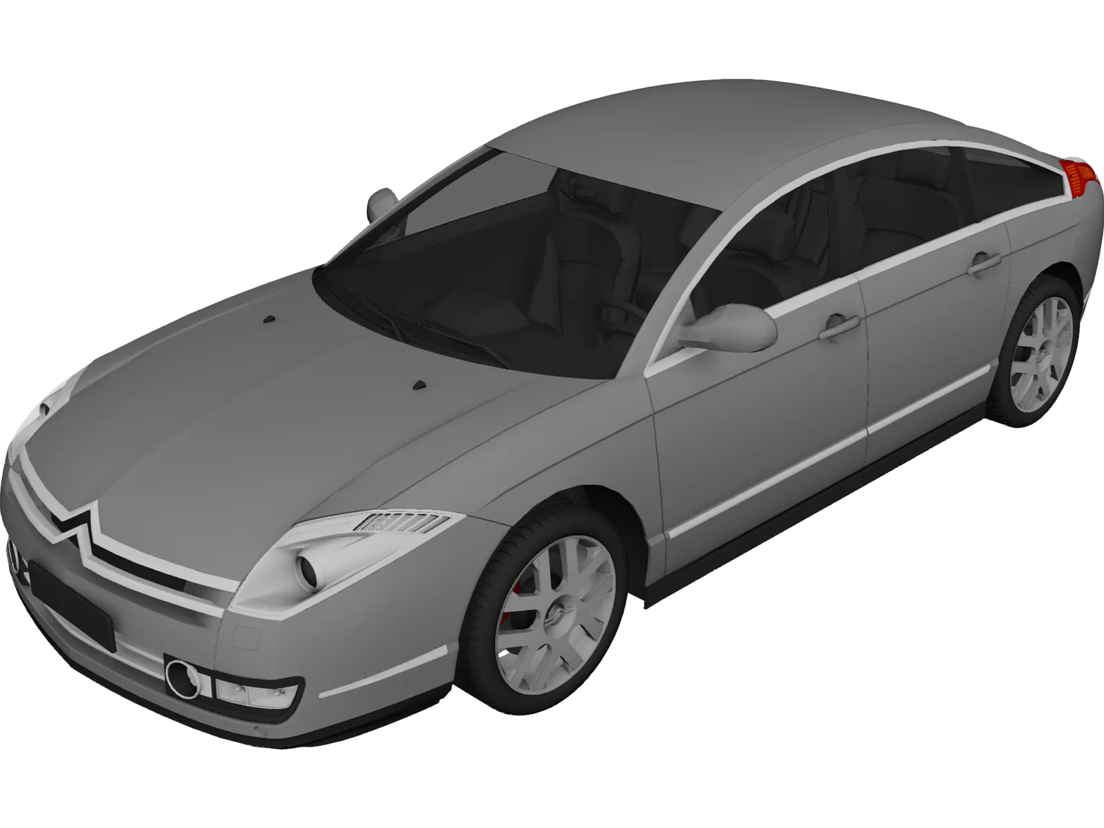 Citroen C6 (2009) 3D Model