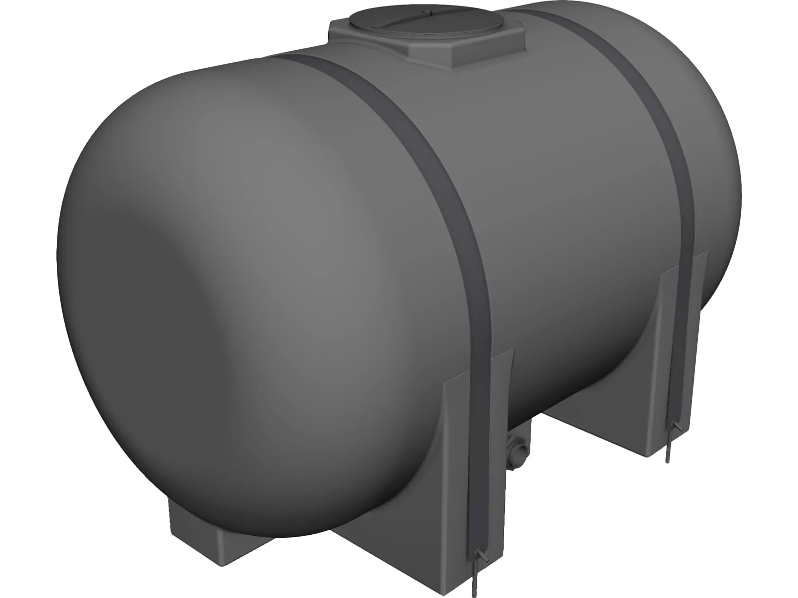 Water Tank 535 Gallon 3D Model