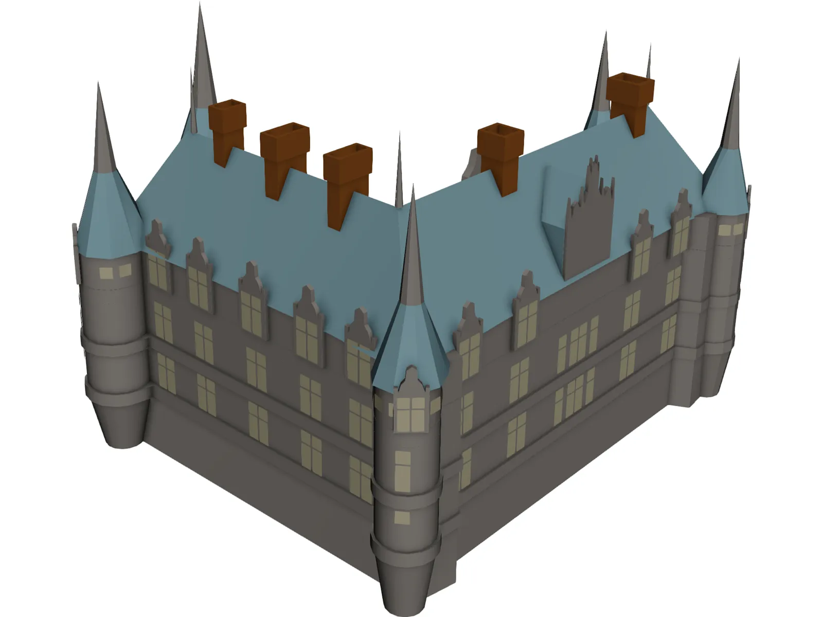 Castle 3D Model