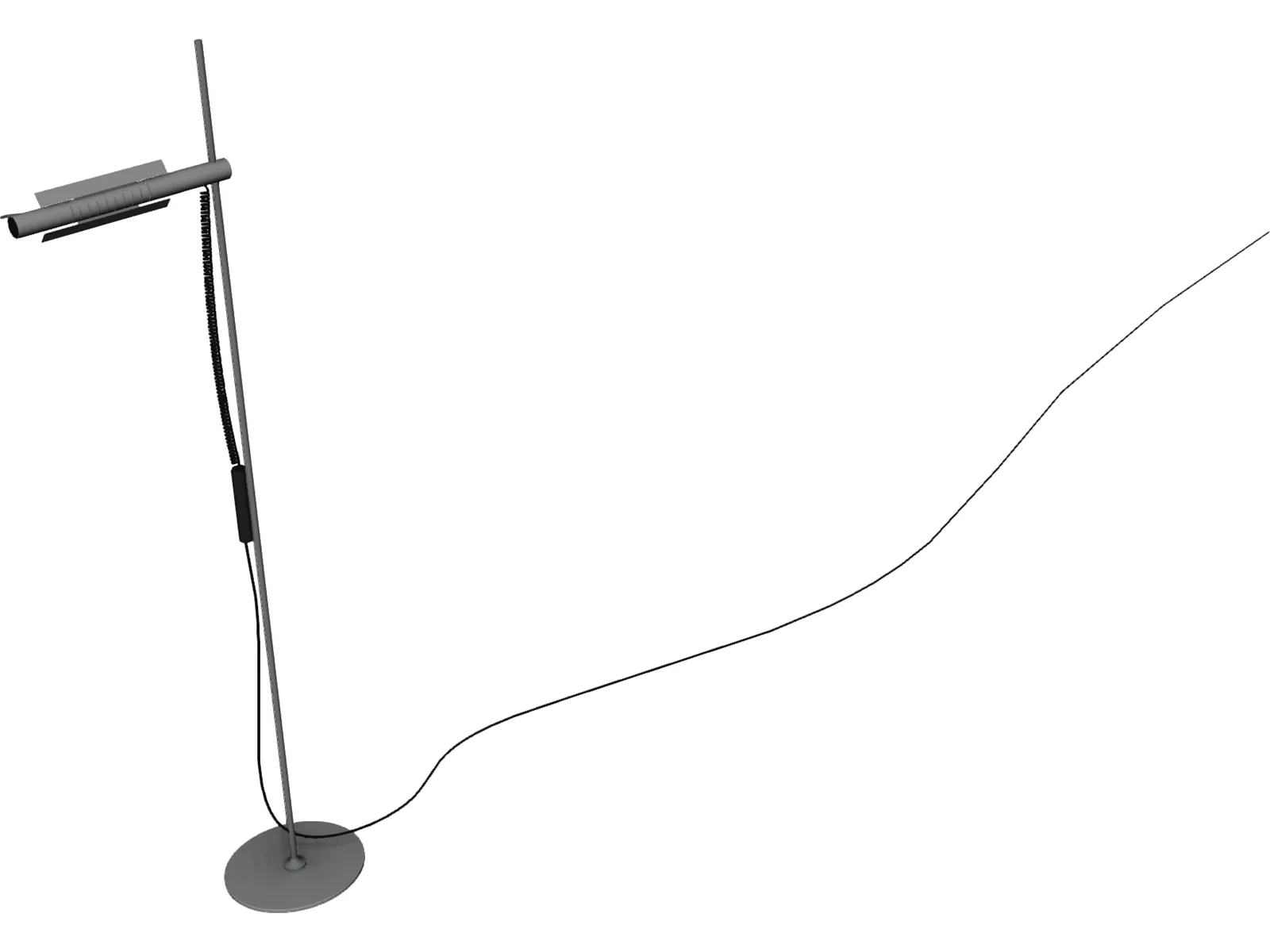 Halogen Floor Lamp 3D Model