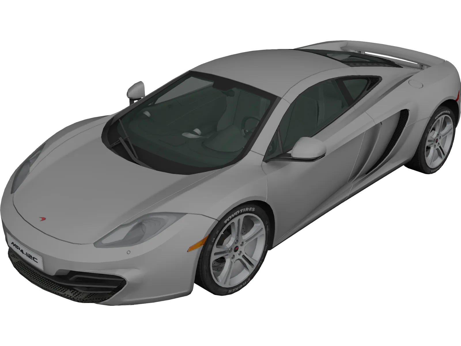 McLaren MP4-12C 3D Model