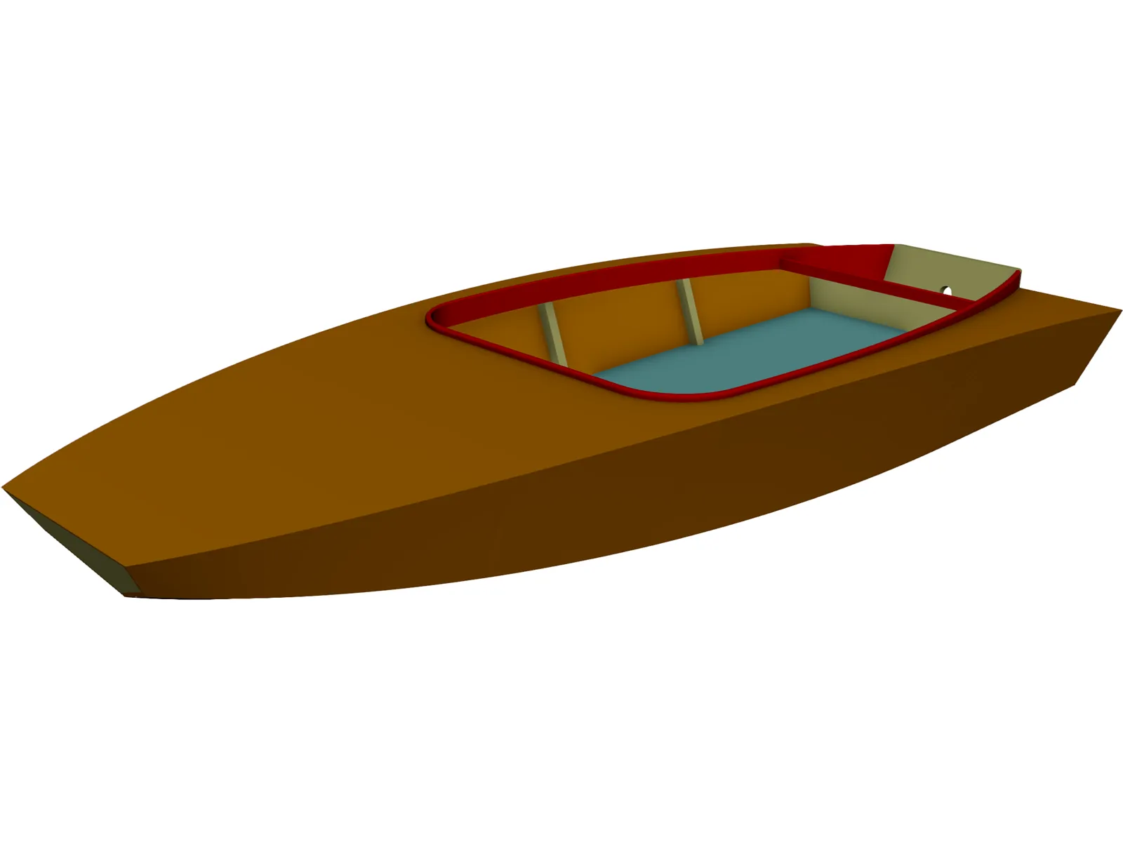 Boat Catamaran 3D Model