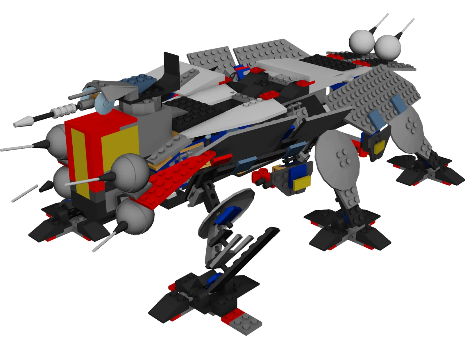 Lego AT-TE 3D Model