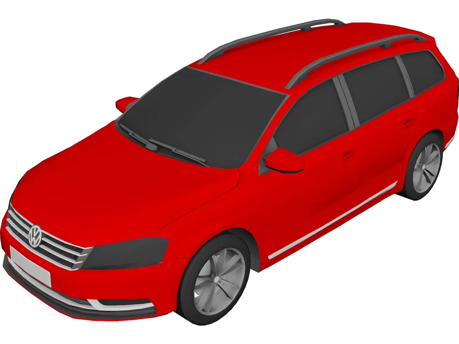 Laster Secretaris ik heb nodig Volkswagen Passat B7 Variant (2012) 3D Model - 3D CAD Browser