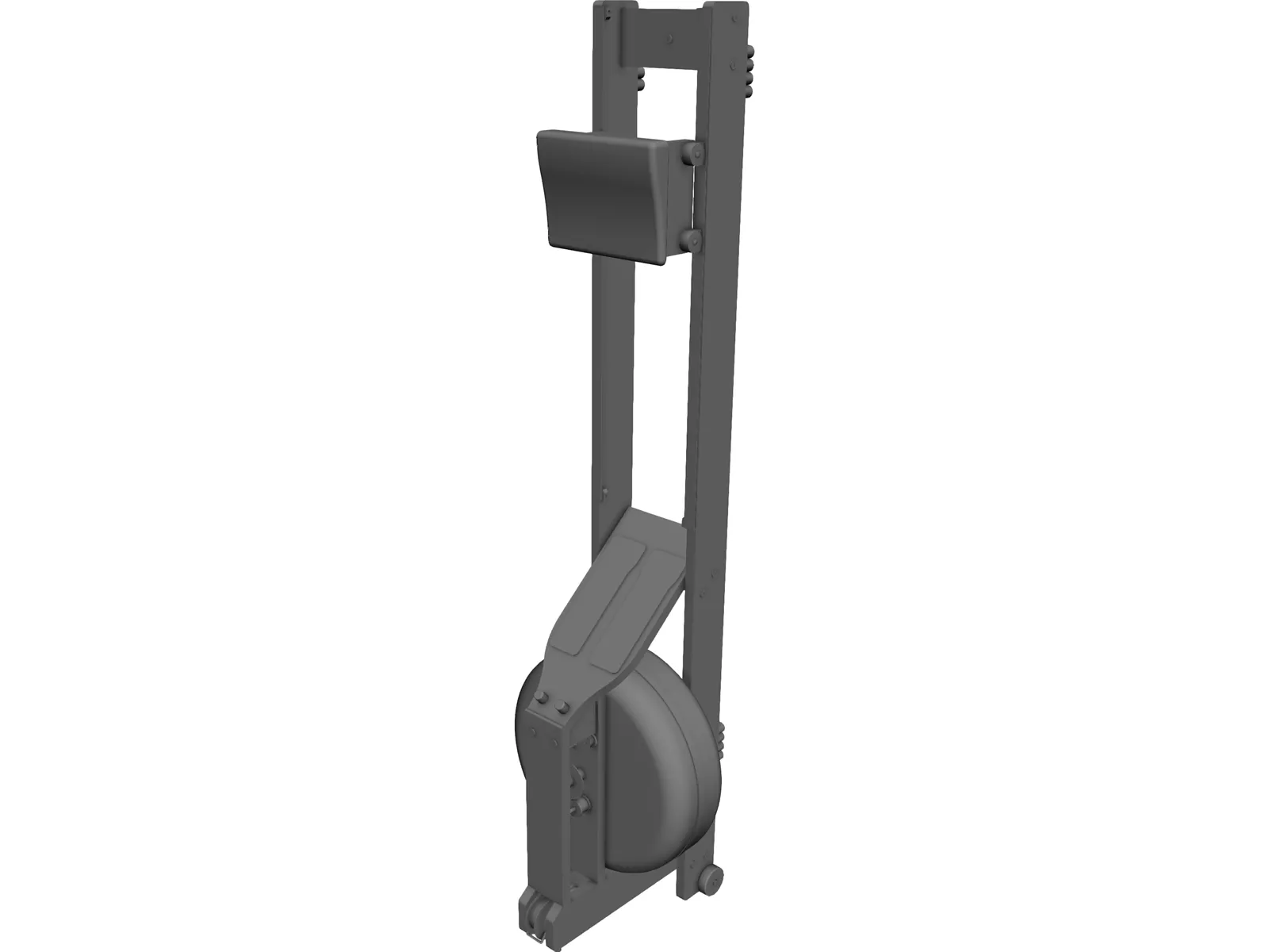 Floor Row Machine 3D Model