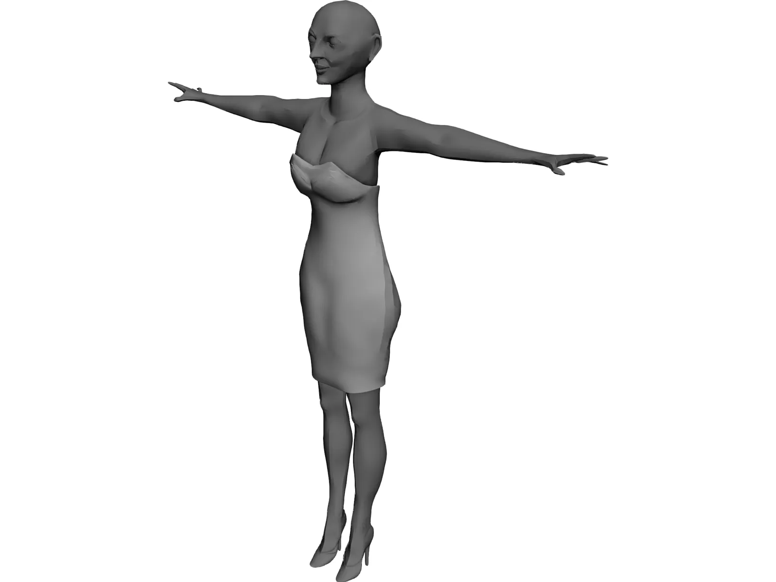 Woman Manikin 3D Model