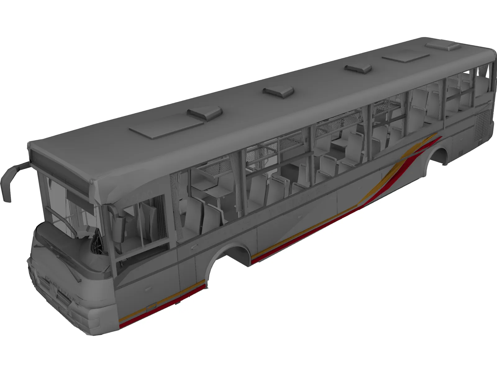 Credo EN 12 Bus Body 3D Model