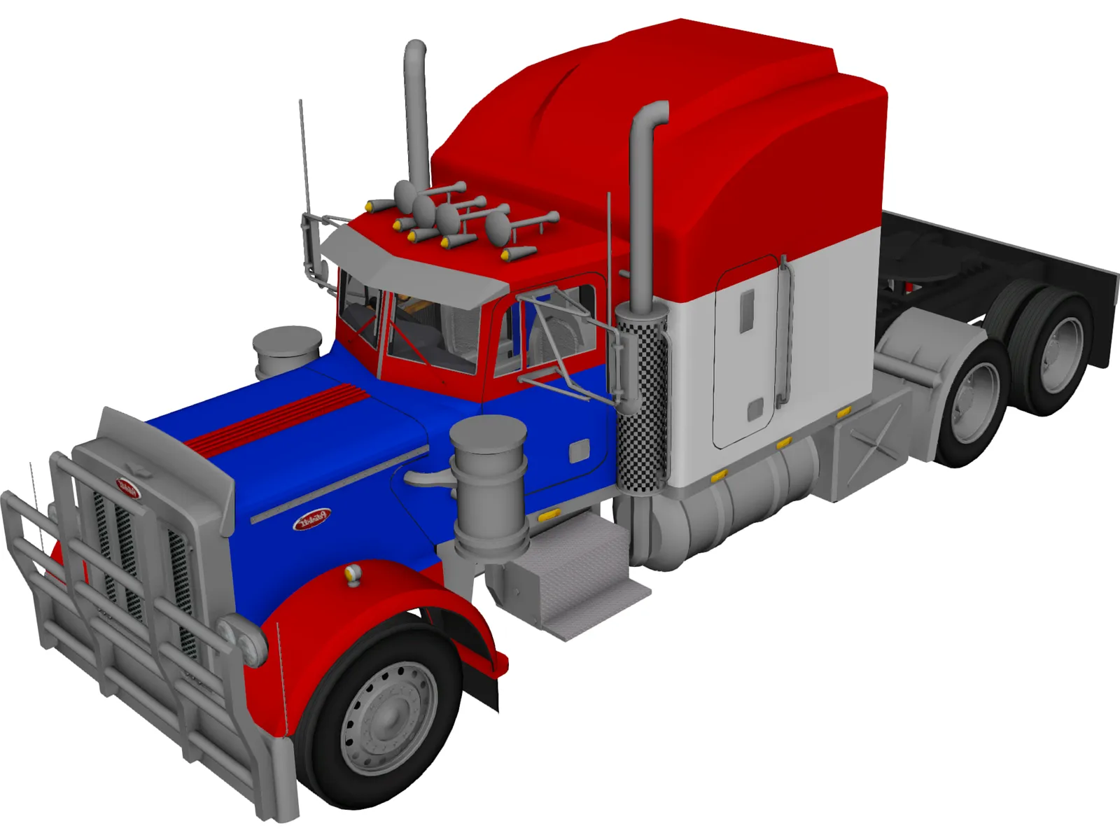 Peterbilt 379 RT (1999) 3D Model