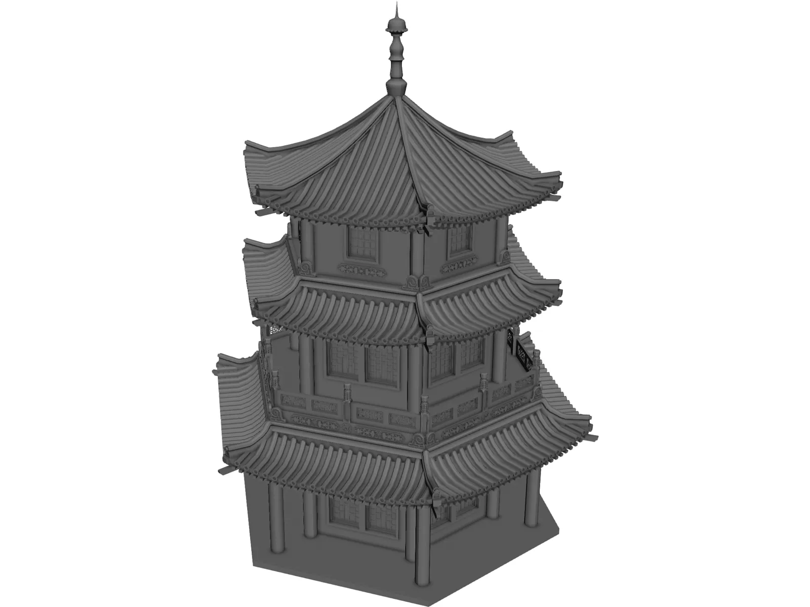 Pagoda 3D Model