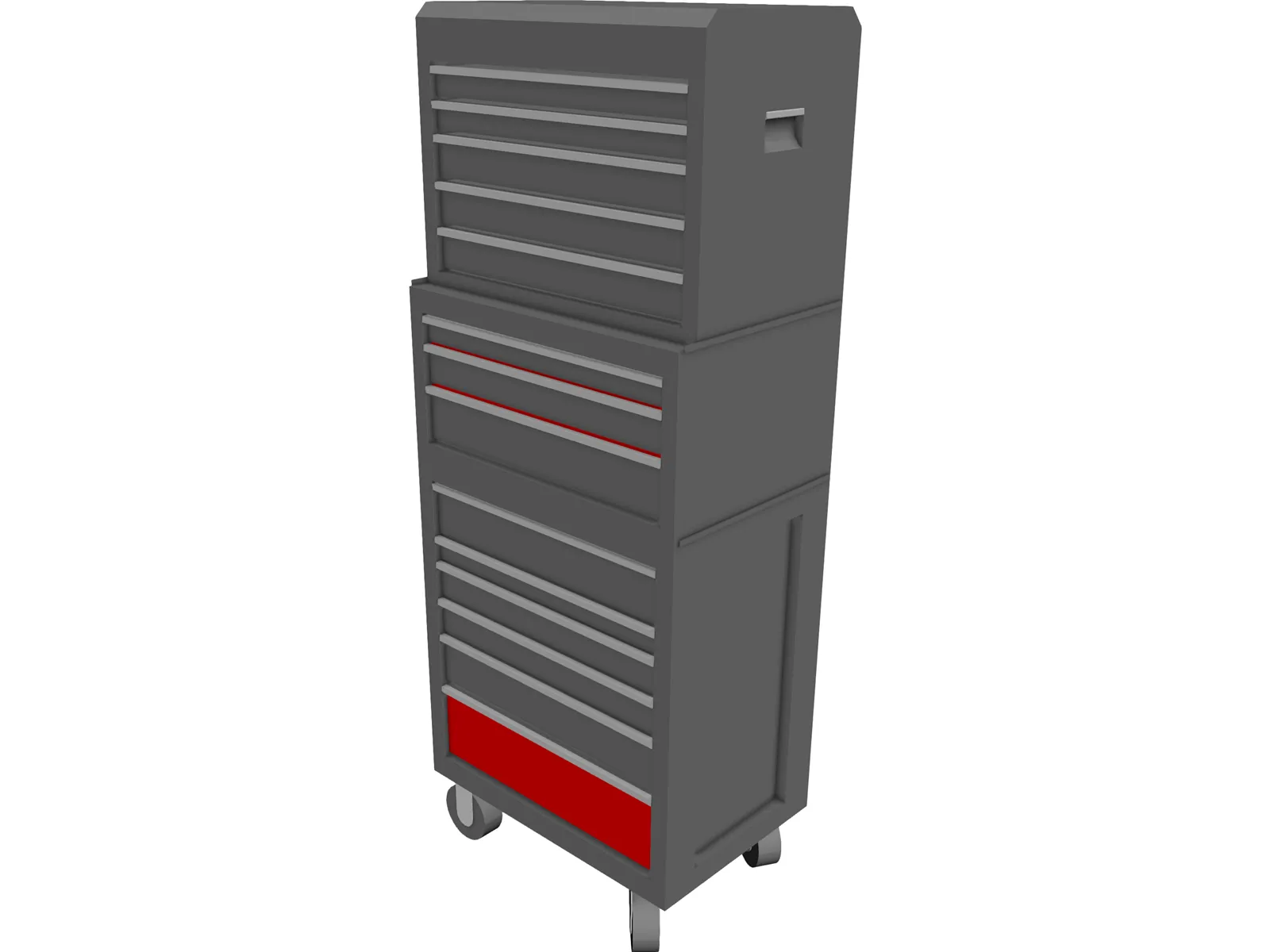 Craftsman Tool Chest 3D Model