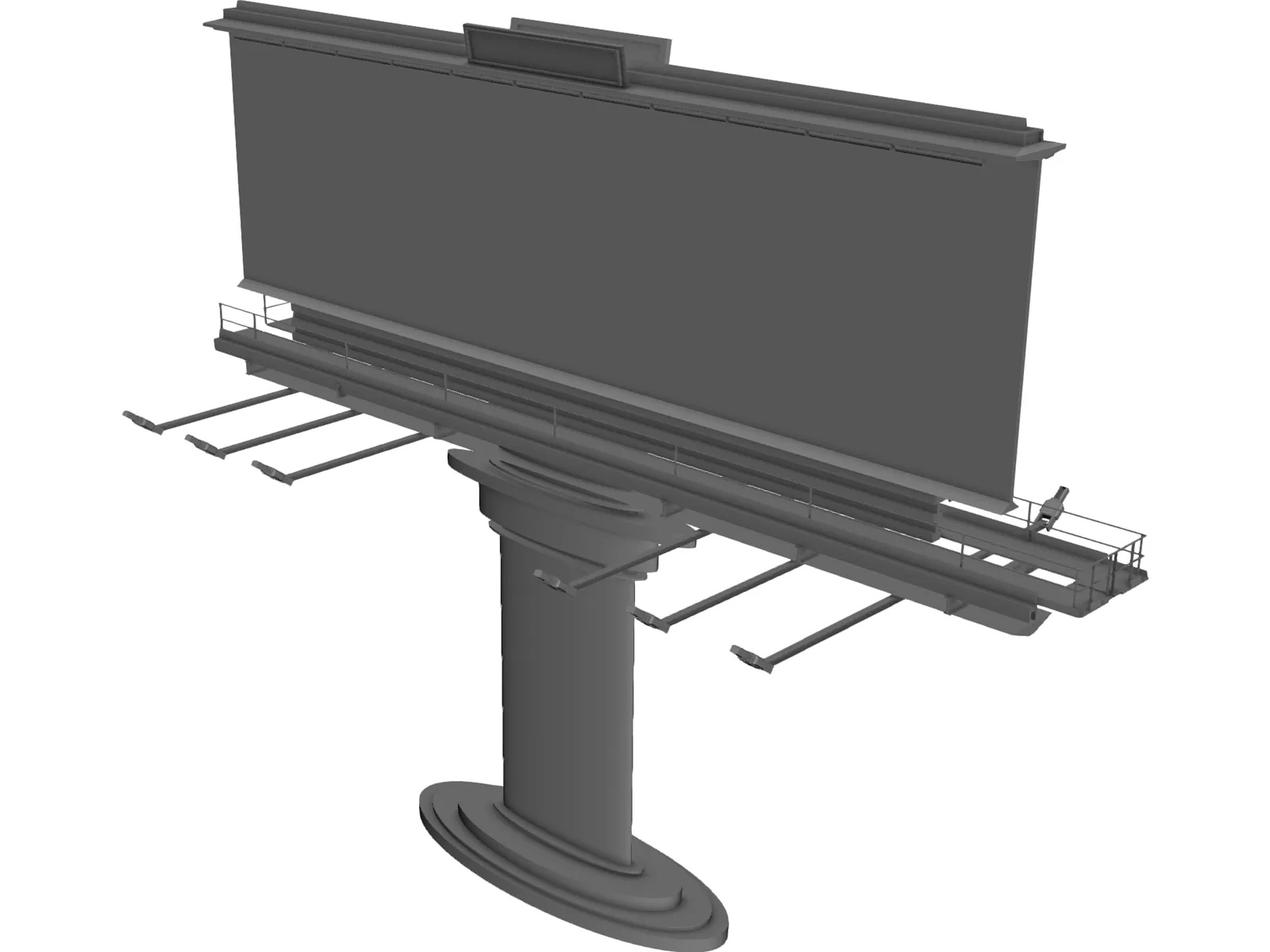 Street Banner 3D Model