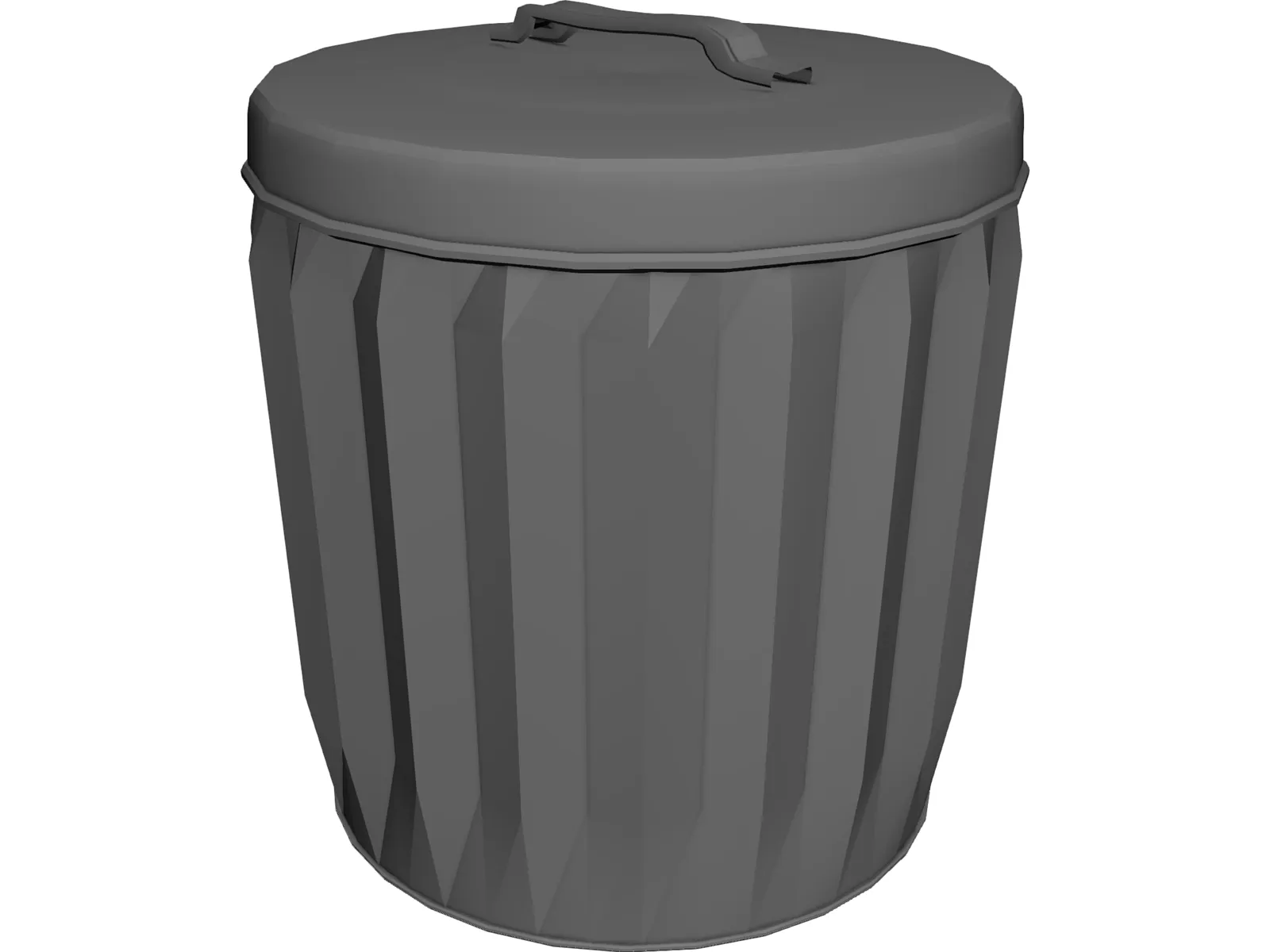 Trashcan 3D Model