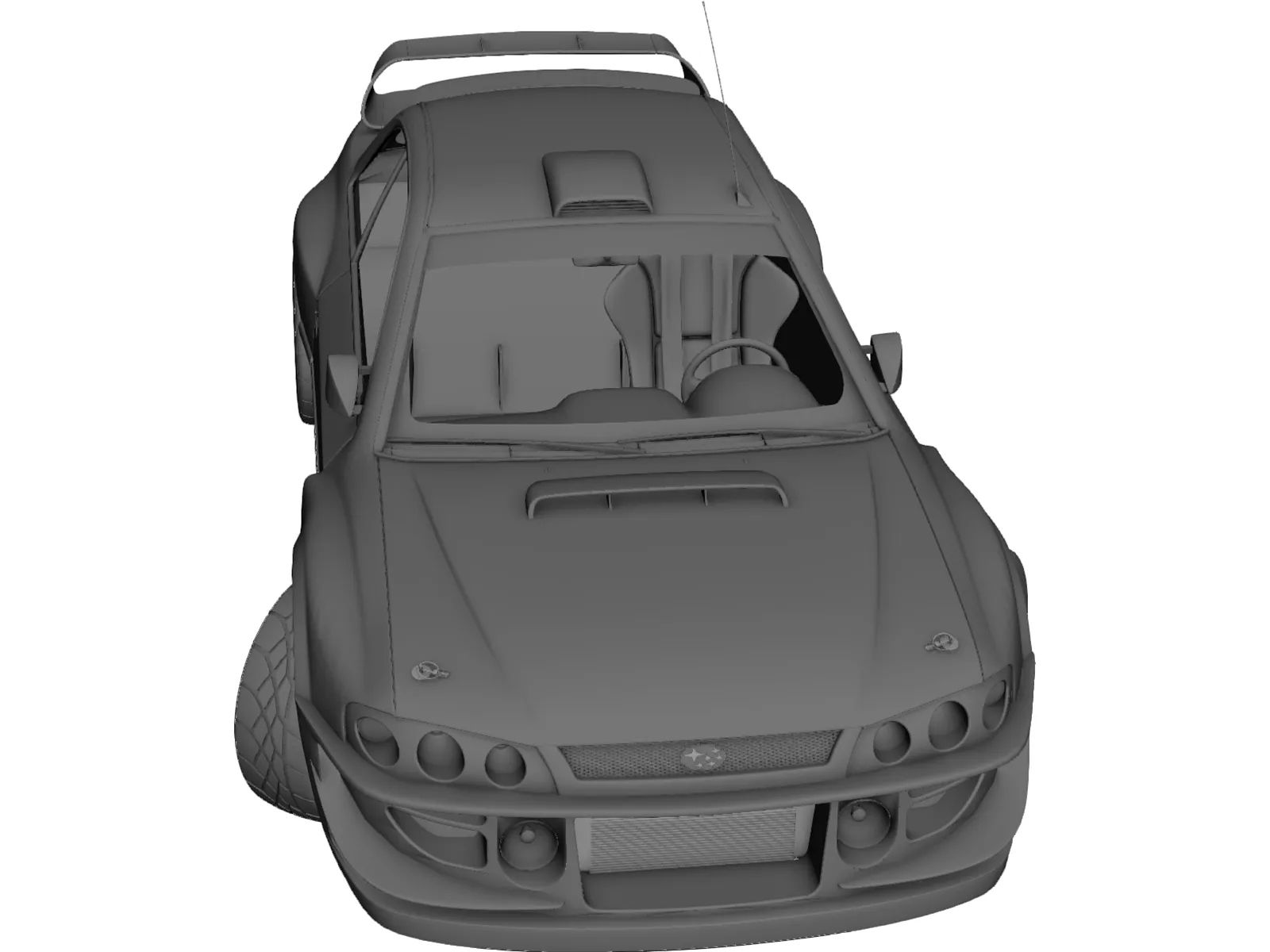 Subaru Impreza [Tuned] 3D Model