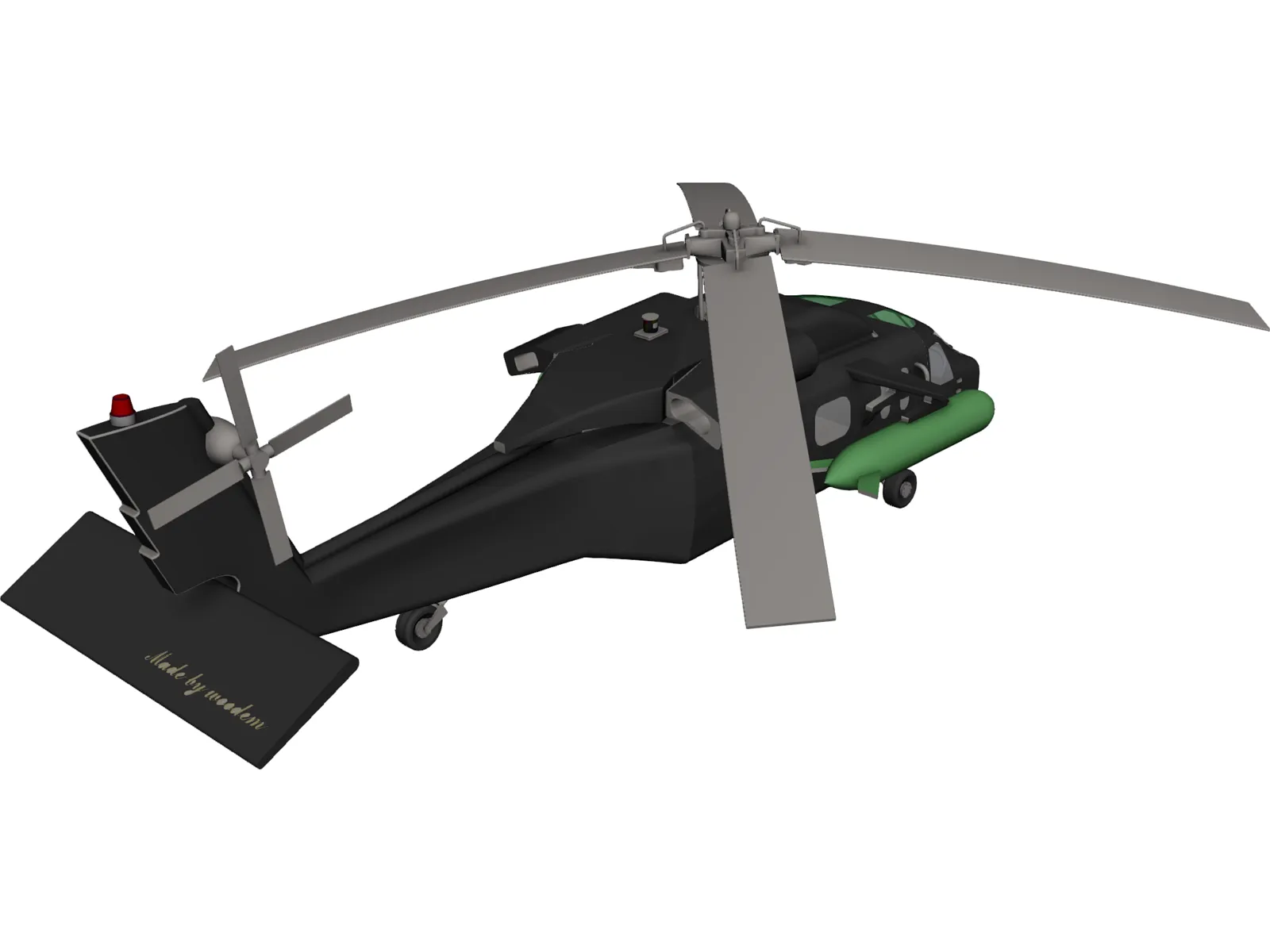 Helicopter Concept 3D Model
