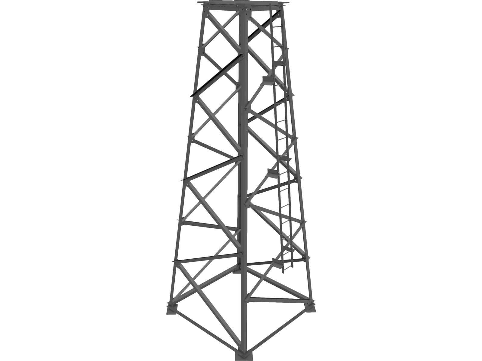 Tower Structure 3D Model