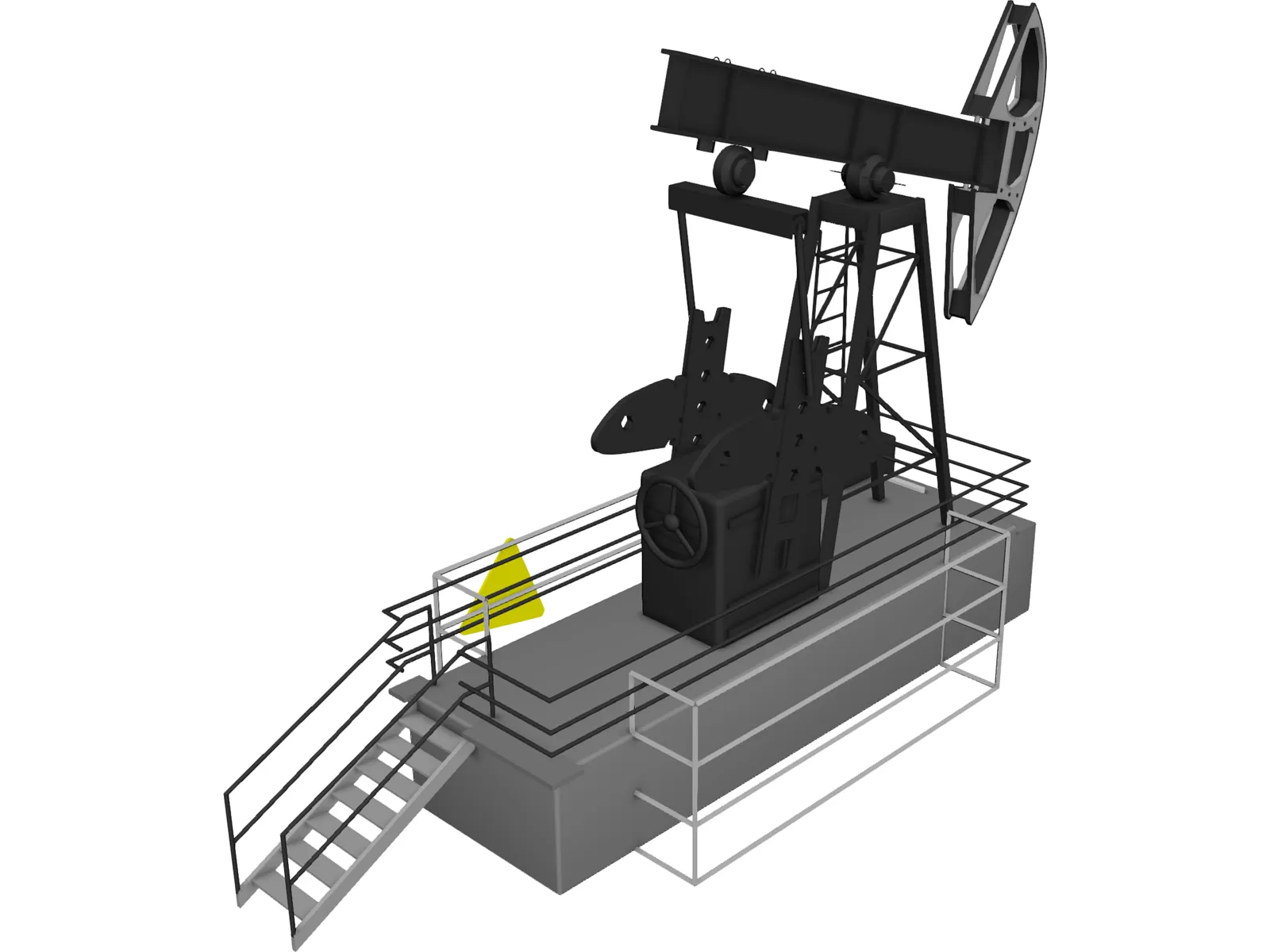 Oil Rocker 3D Model