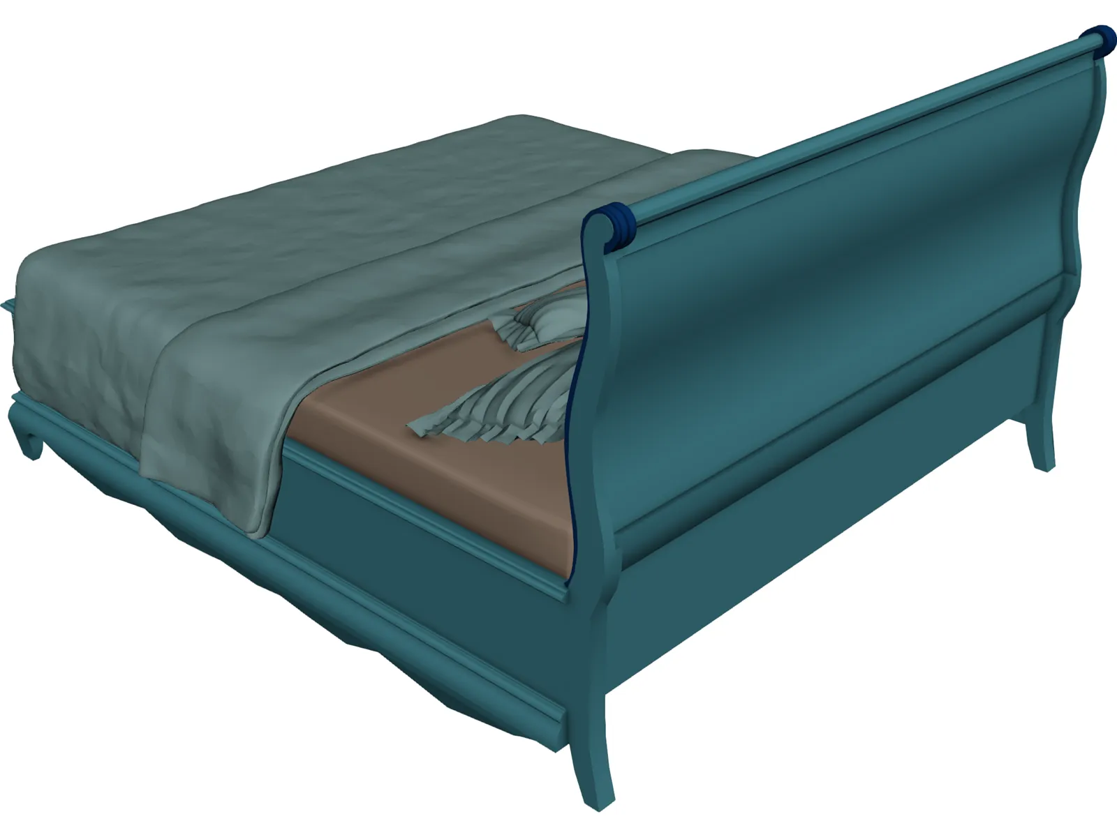 Slay Bed 3D Model