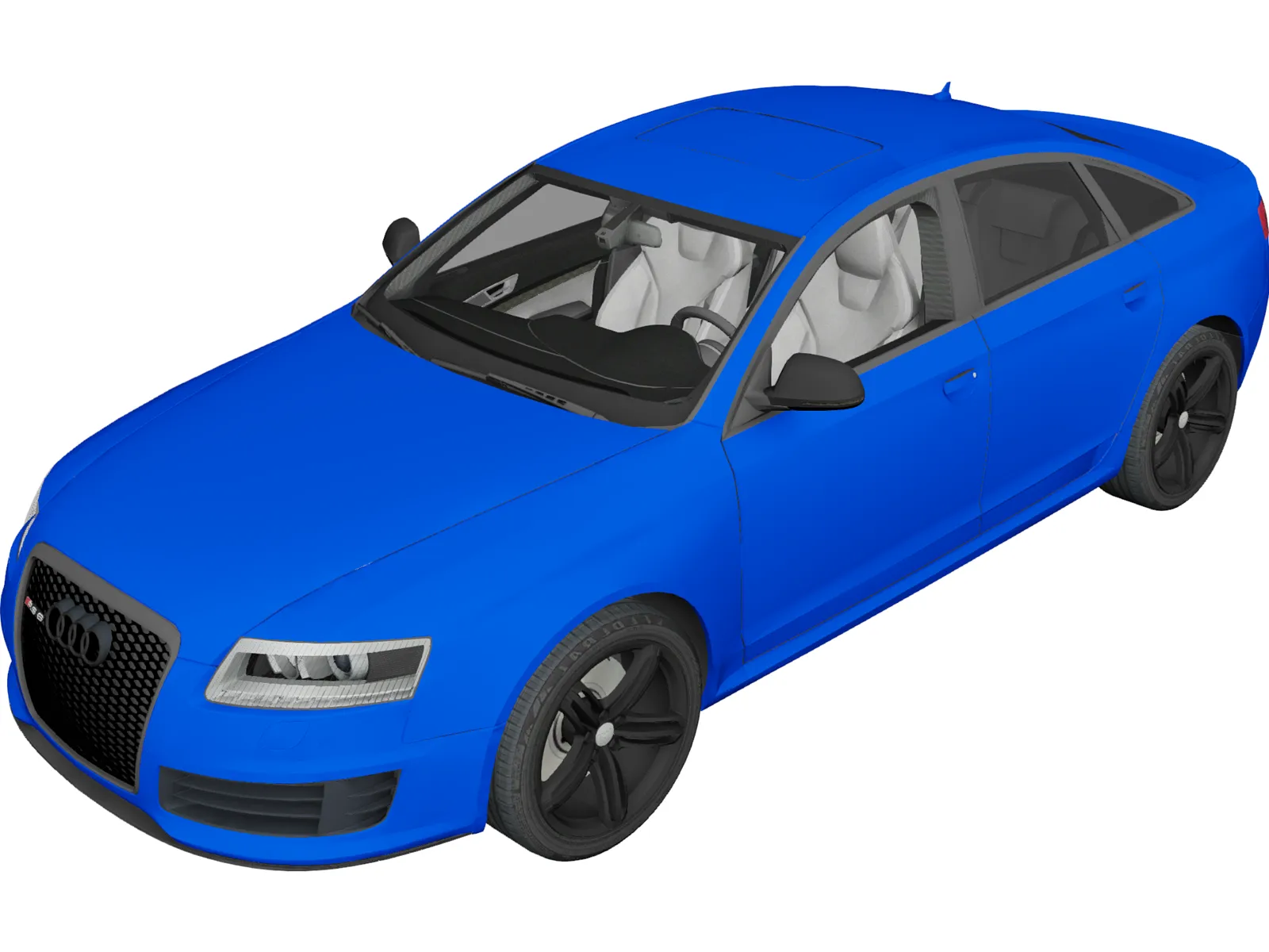 Audi RS6 (2008) 3D Model