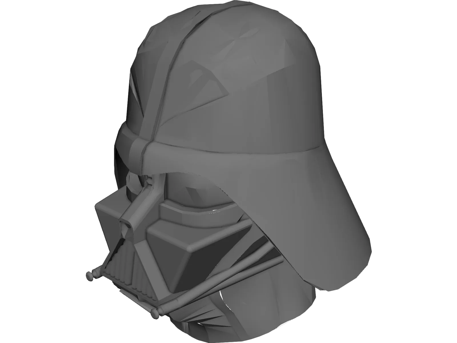 Star Wars Darth Vader Mask 3D Model