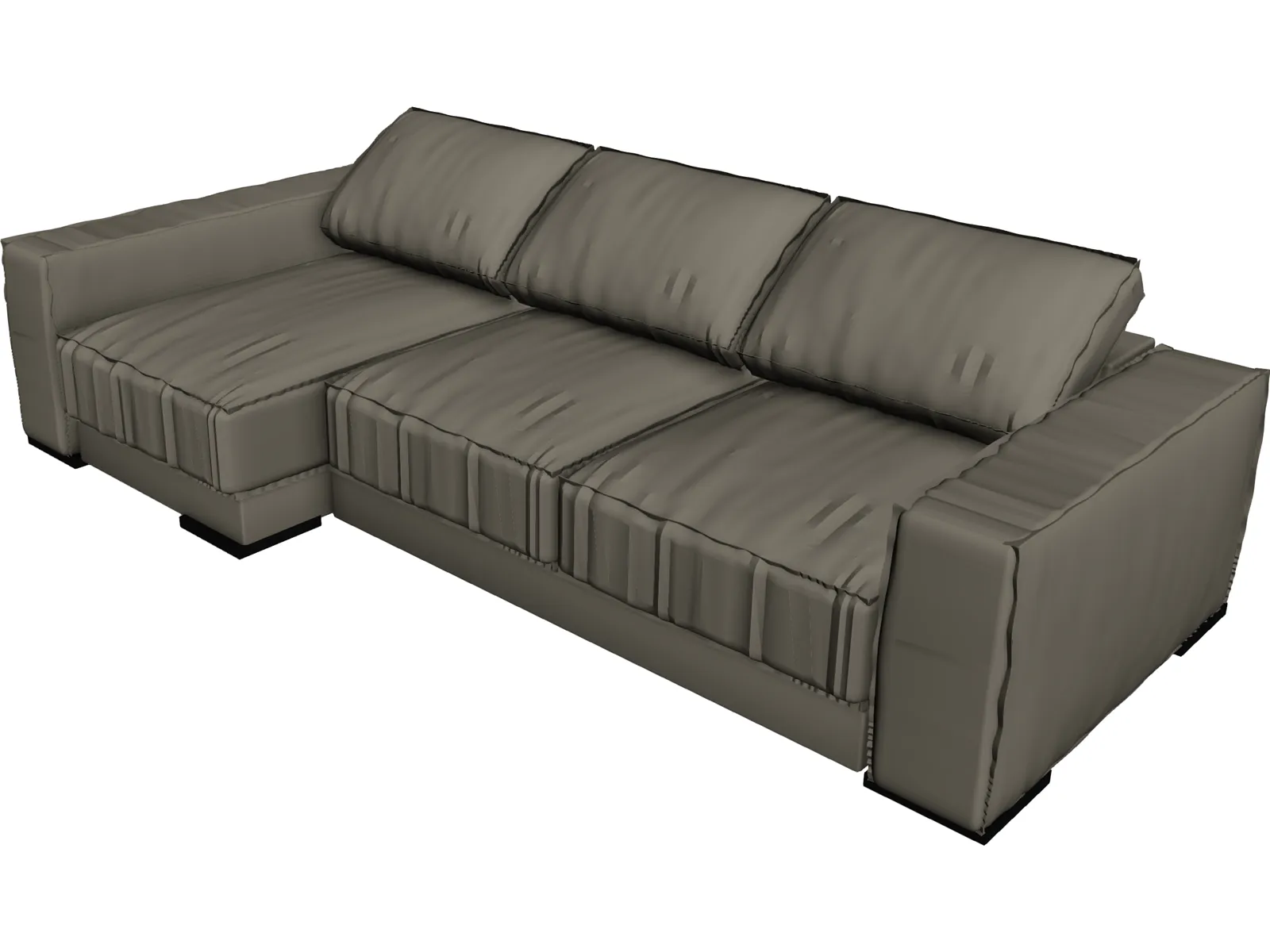 Baxter Budapest Sofa 3D Model