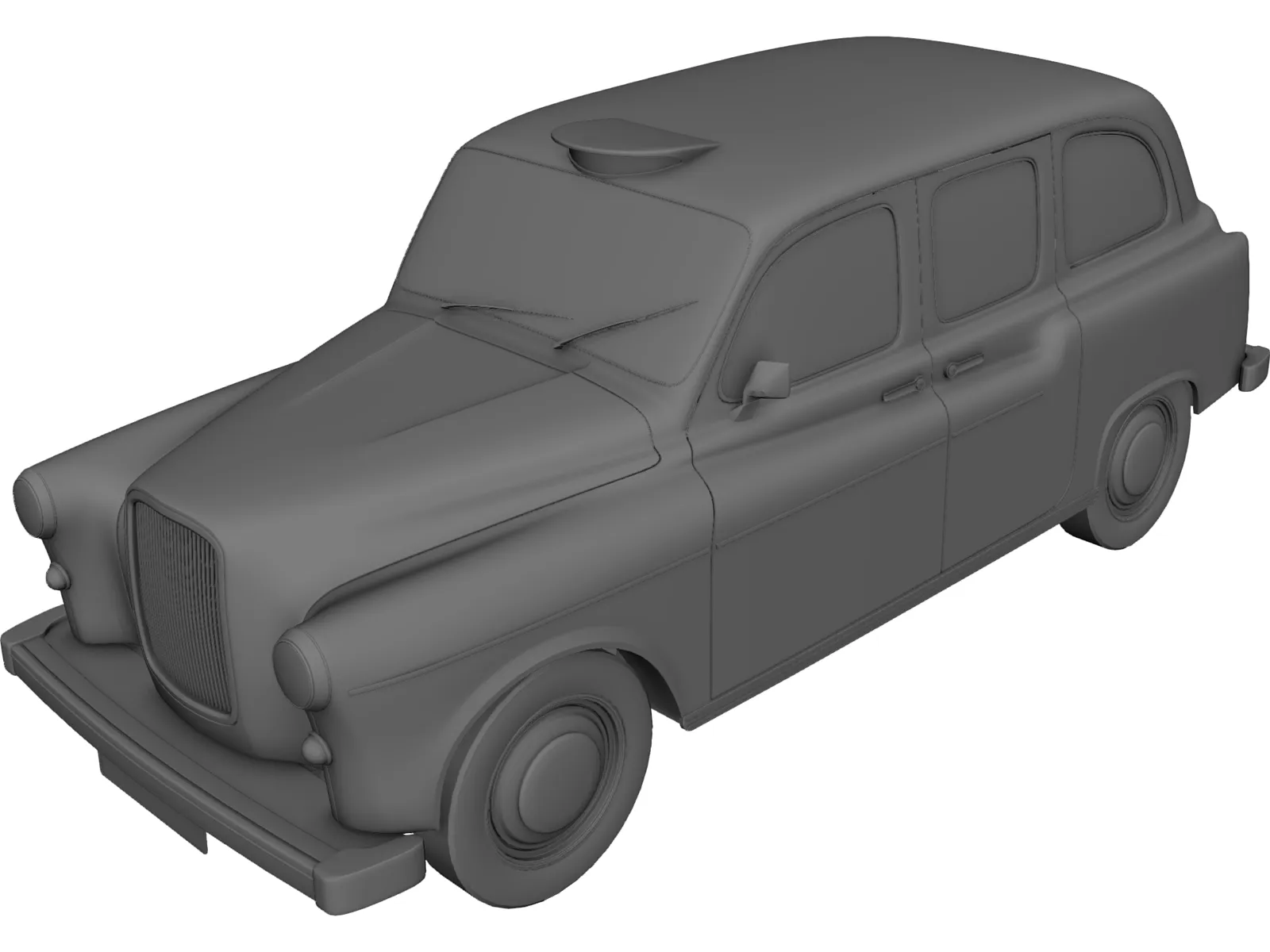 Taxi London 3D Model