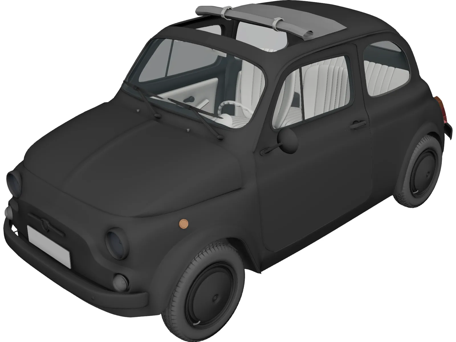 Fiat 500L 3D Model