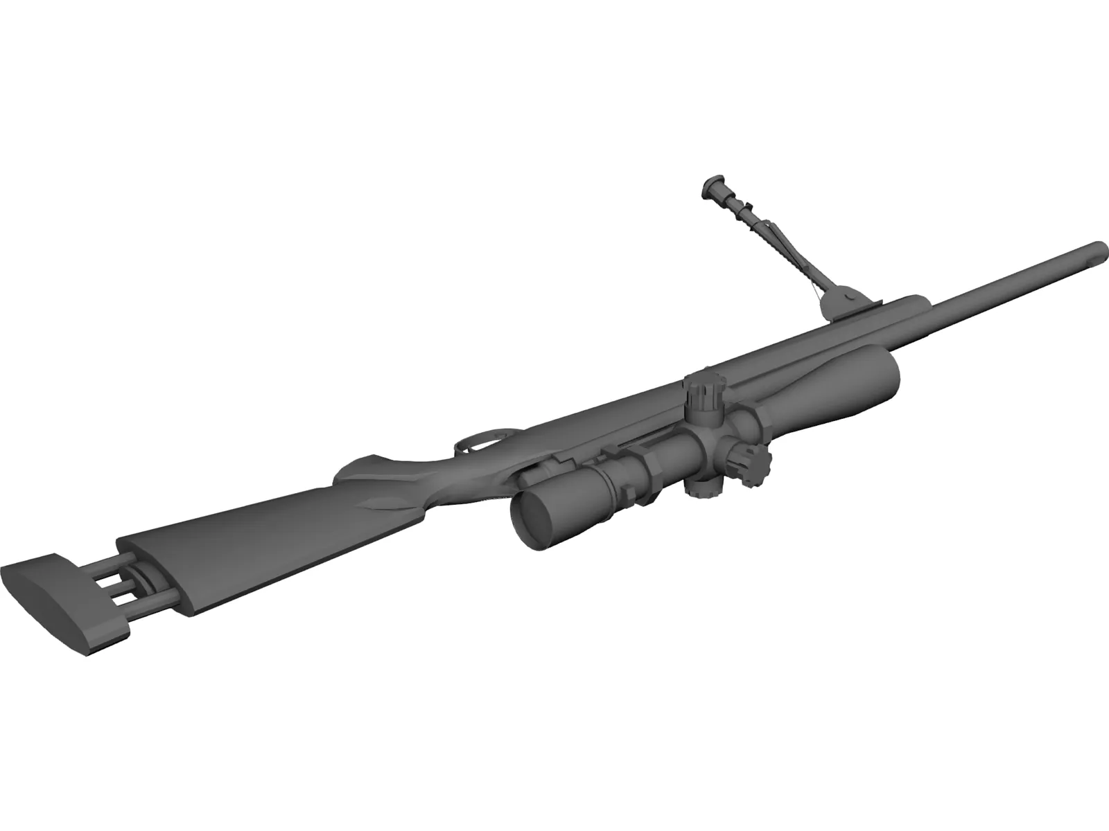 M24 Sniper Rifle 3D Model