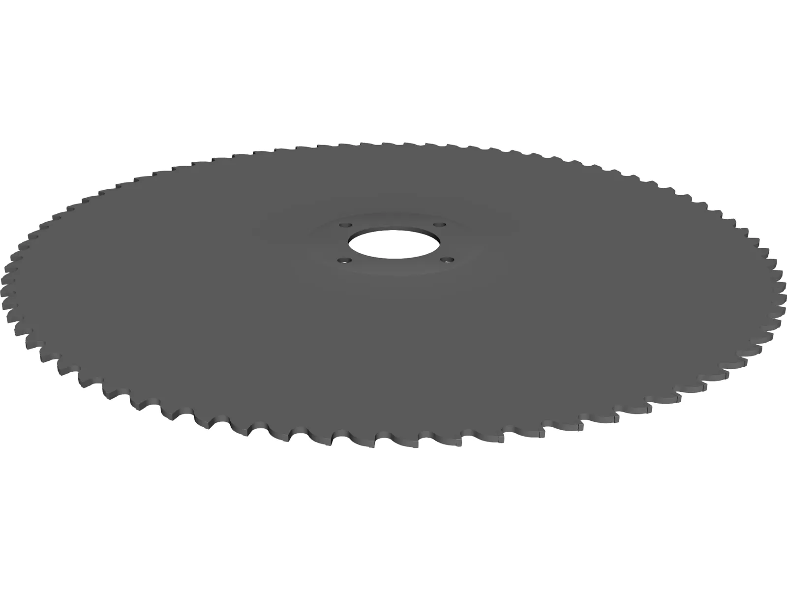 Table Saw Blade 10 inch 3D Model