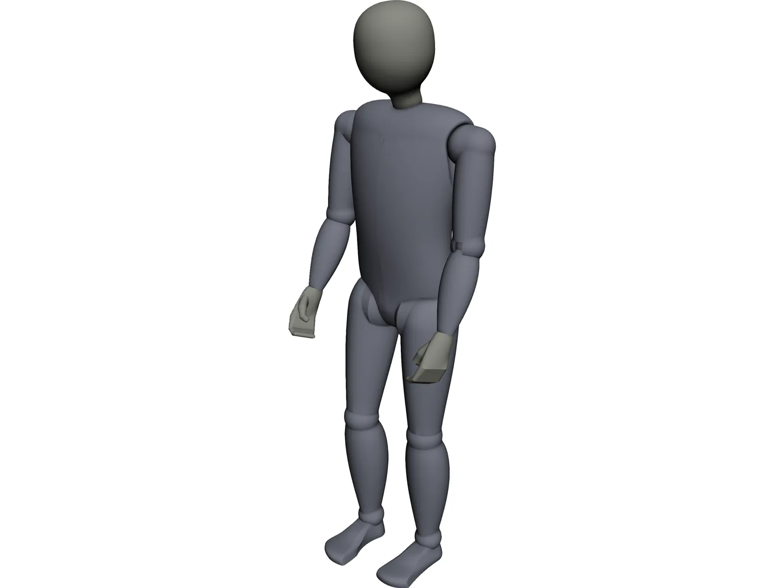 Man Standing 3D Model