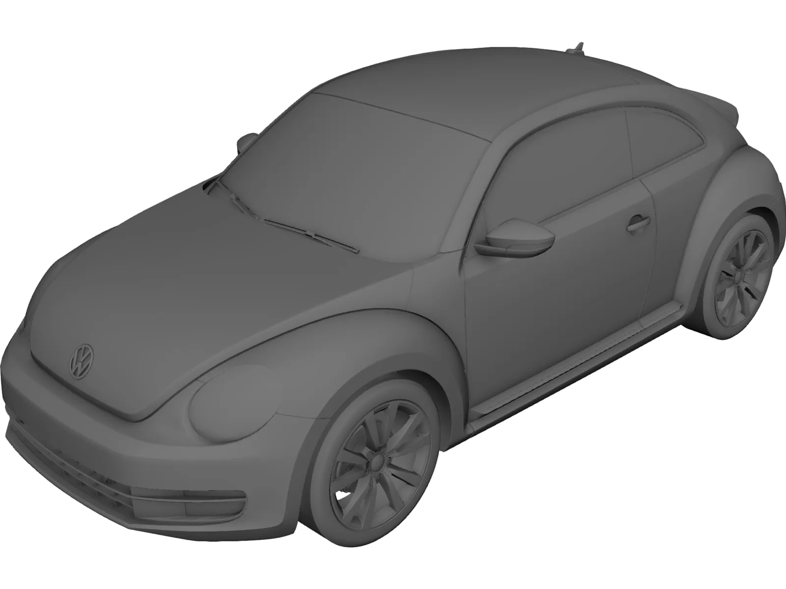 Volkswagen Beetle 2.0 TSi 3D Model