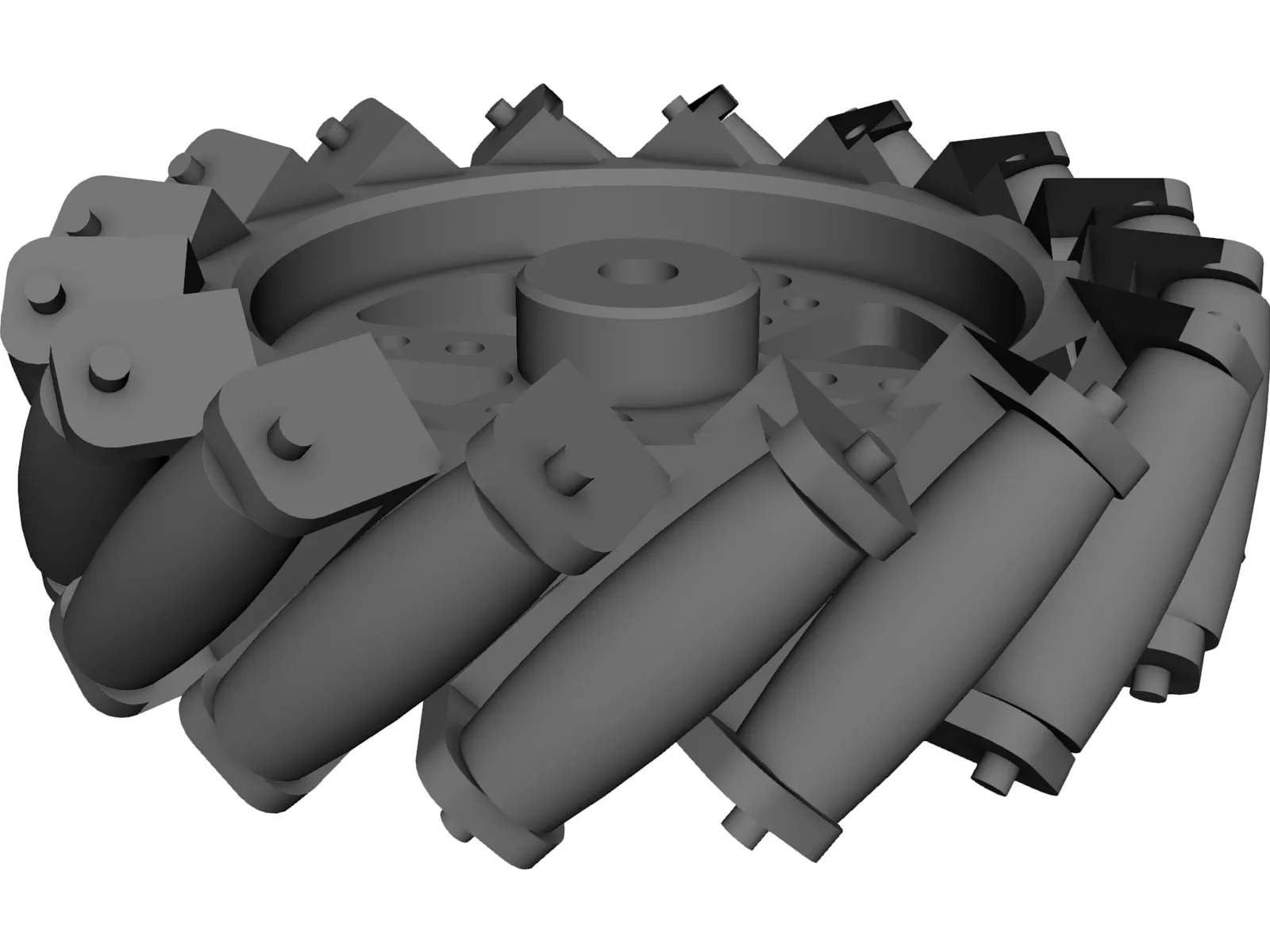 Mecanum Wheel 3D Model