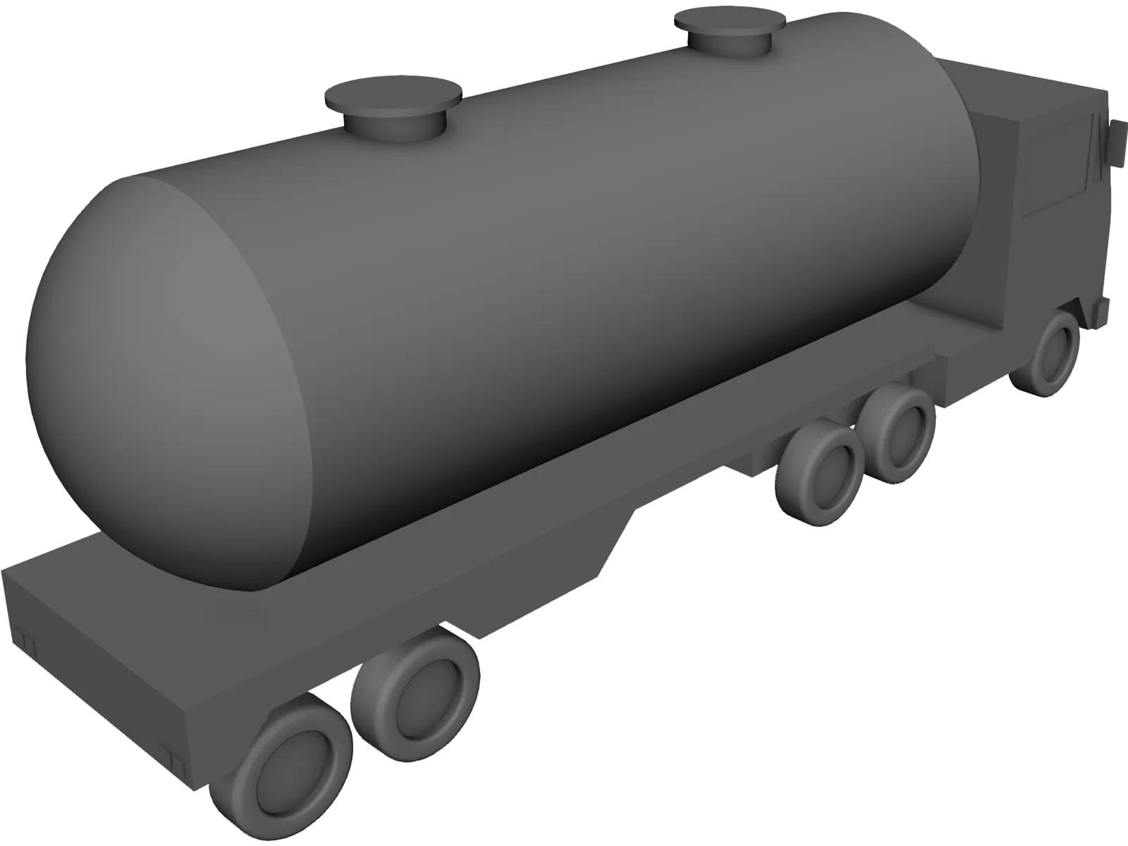 Cement Truck 3D Model